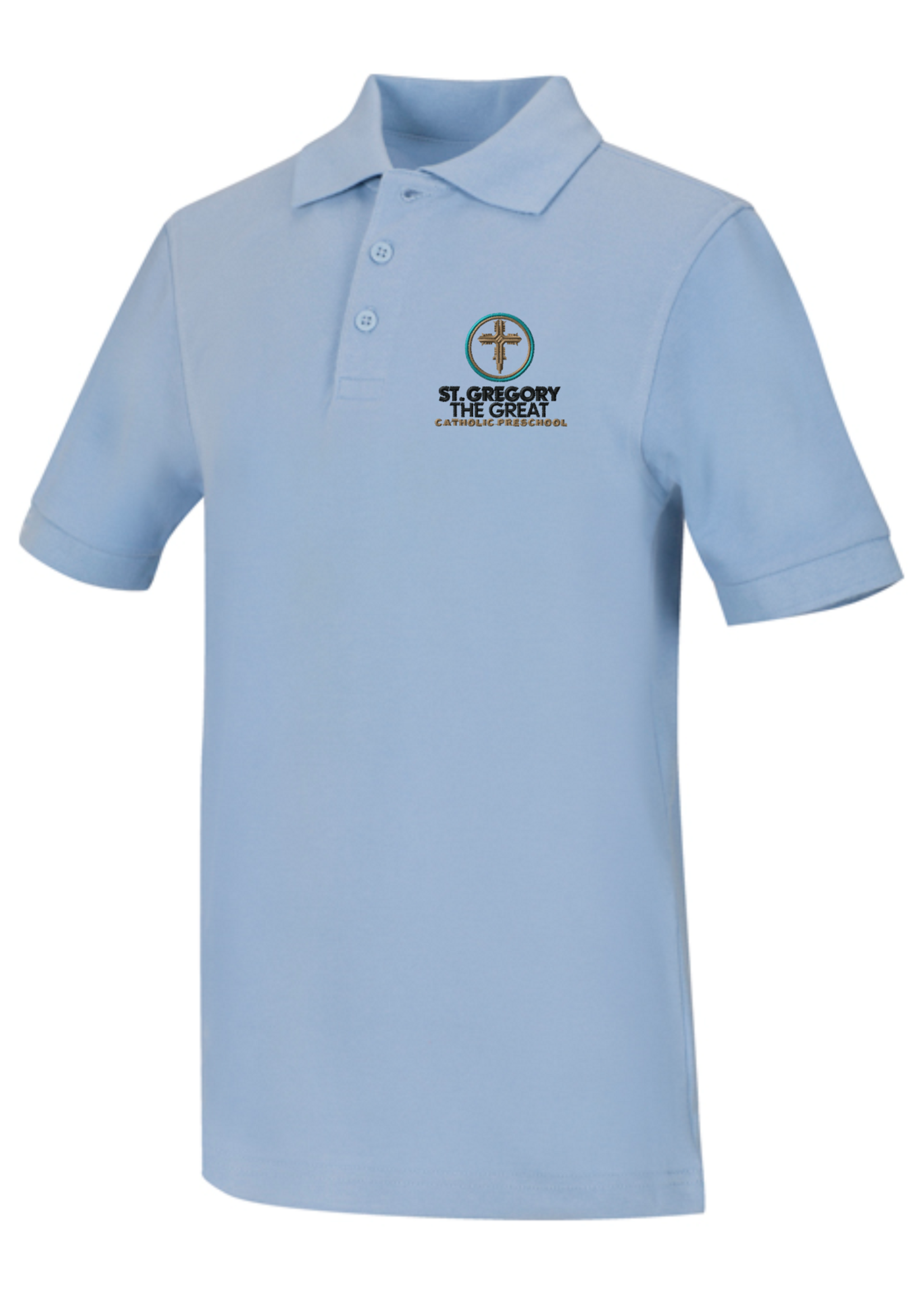 SGGP Value Pique Lt Blue Short Sleeve Polo