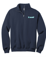 STGGCS 1/4-Zip Navy Cadet Collar Sweatshirt