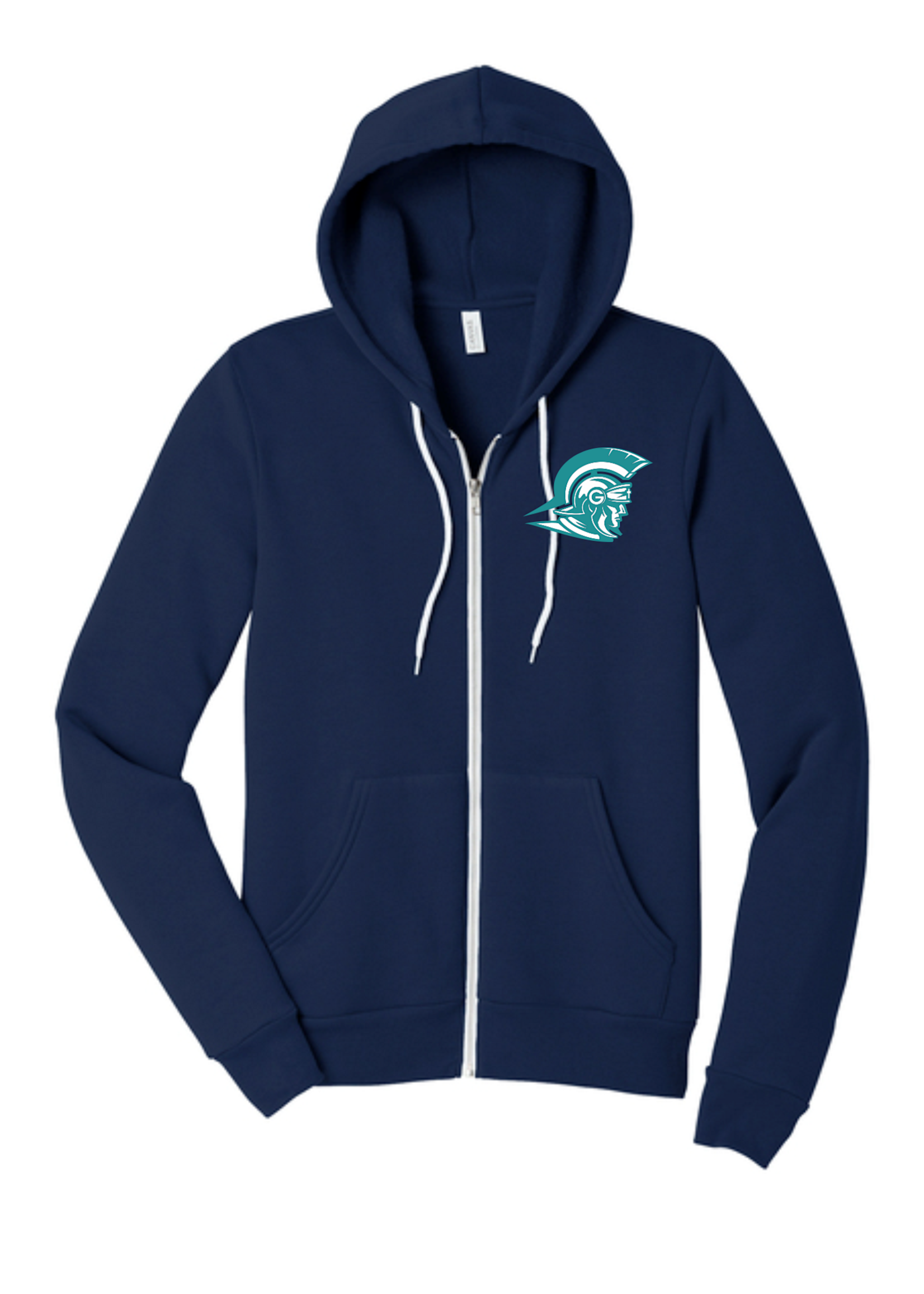 STGGCS Navy Sponge Fleece Full-Zip Hoodie