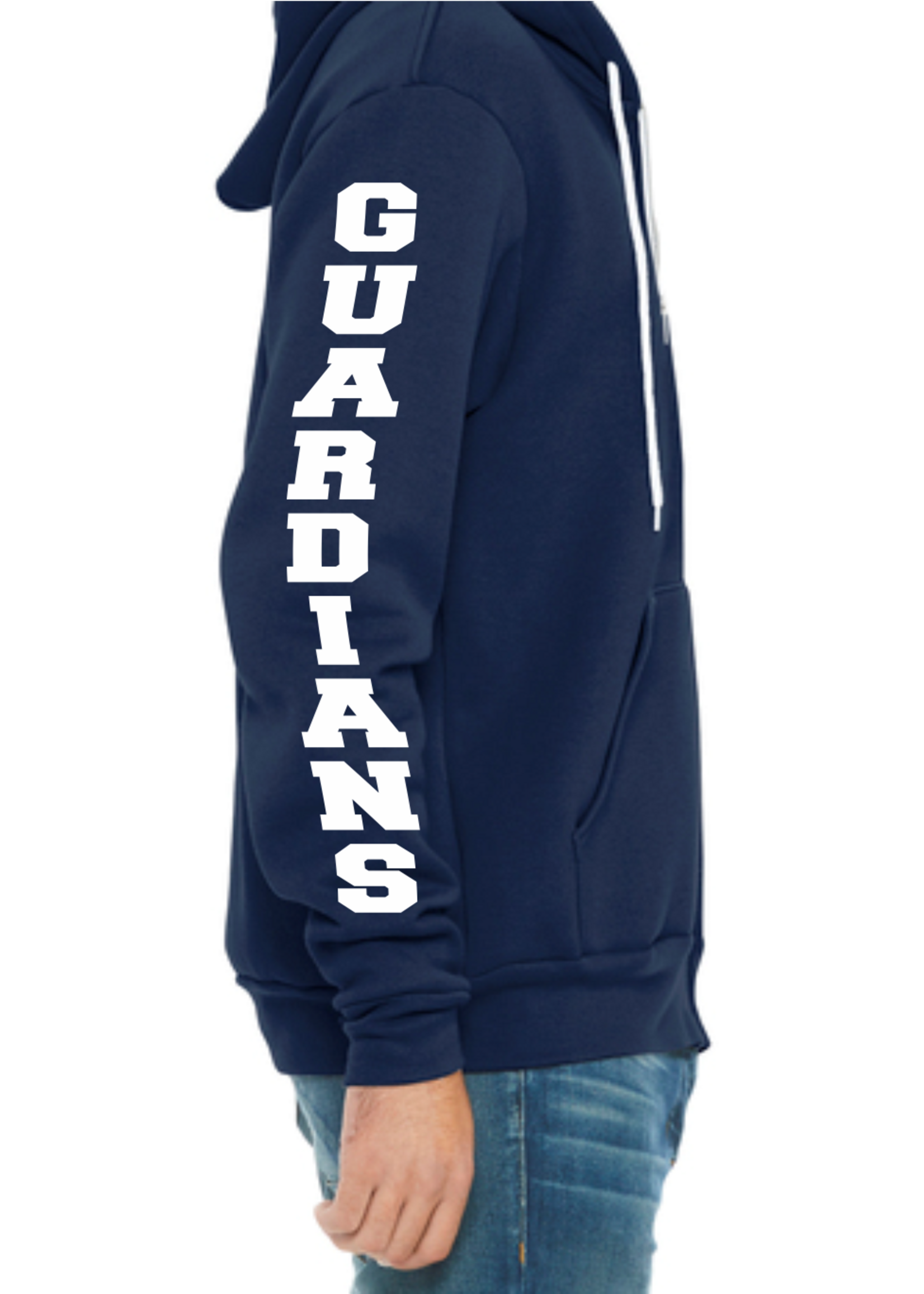 STGGCS Navy Sponge Fleece Full-Zip Hoodie