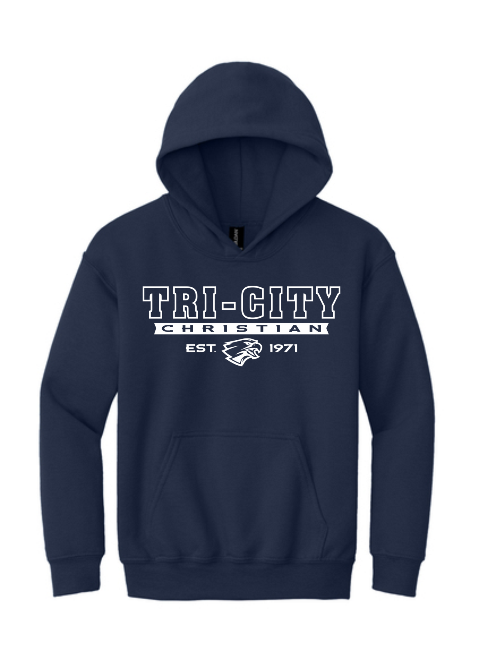 TCCS Navy Spirit Pullover Hoodie