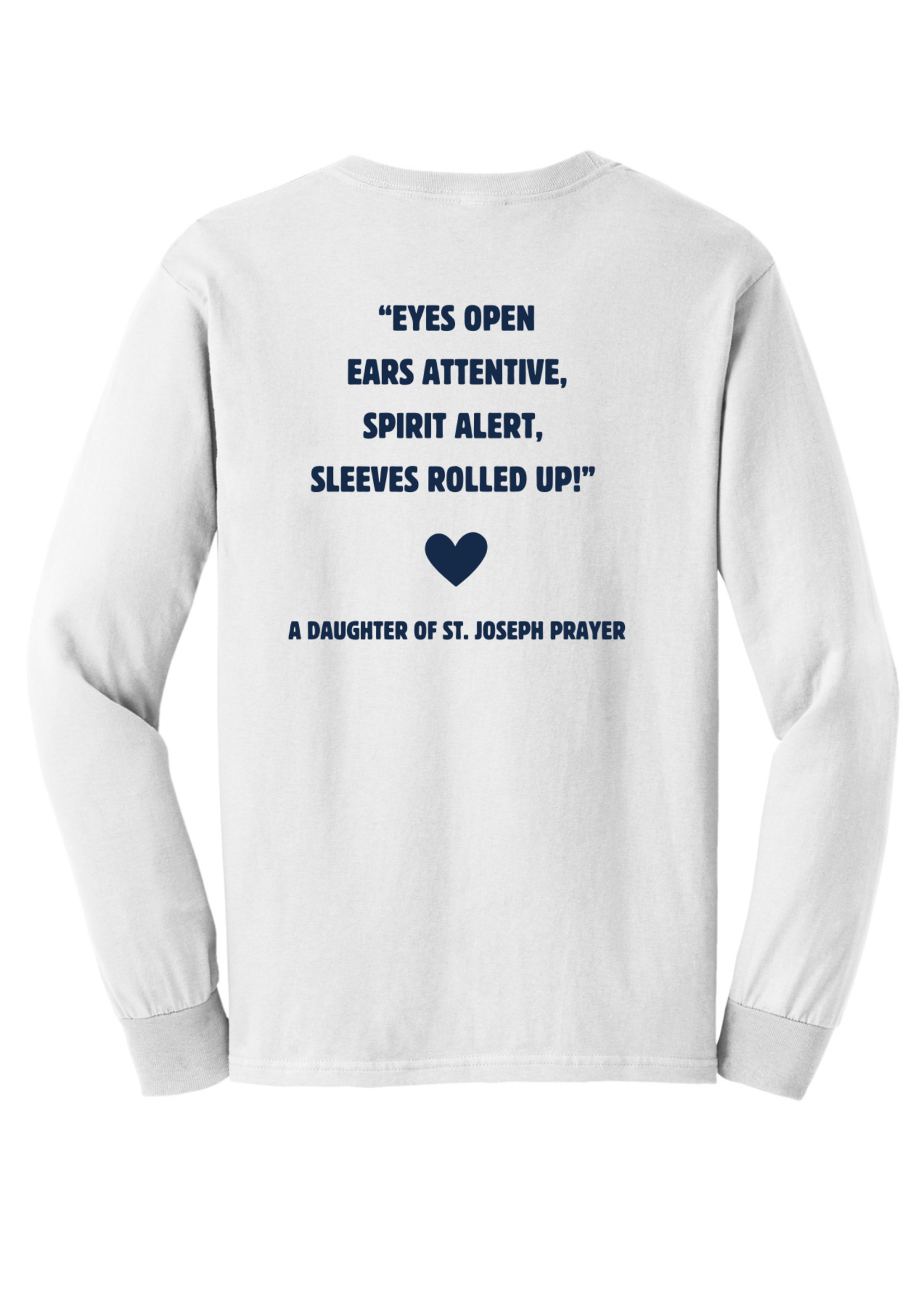 OLP White Long Sleeve Crew Neck T-Shirt Dear Neighbor Class