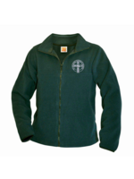 6202 STCO Fleece Full Zip Jacket Dk Green