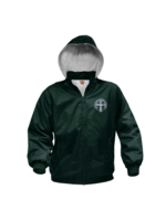 STCO Green Nylon Water Repellent Full Zip Jacket