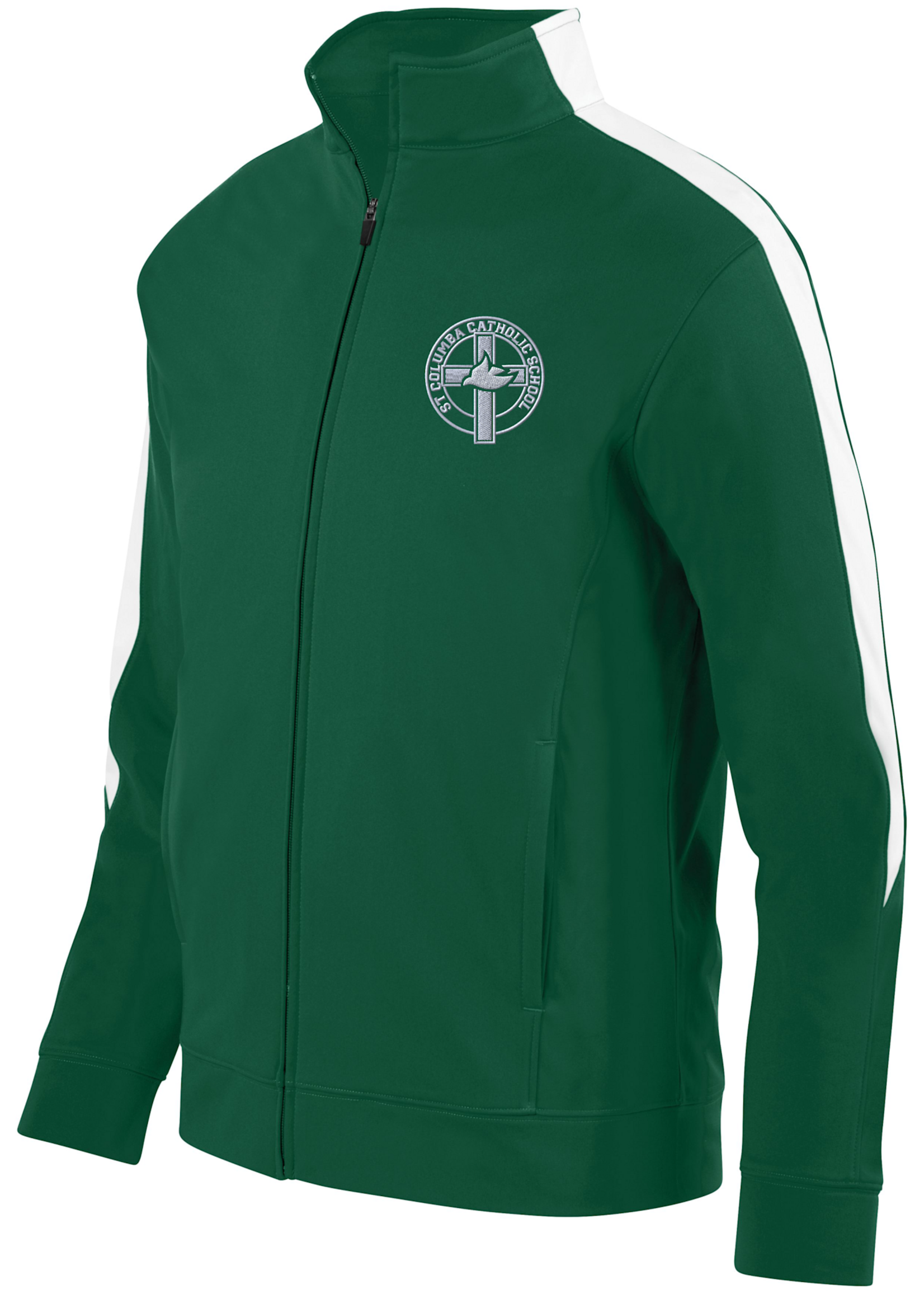 STCO Green Medalist Tricot Warm Up Jacket