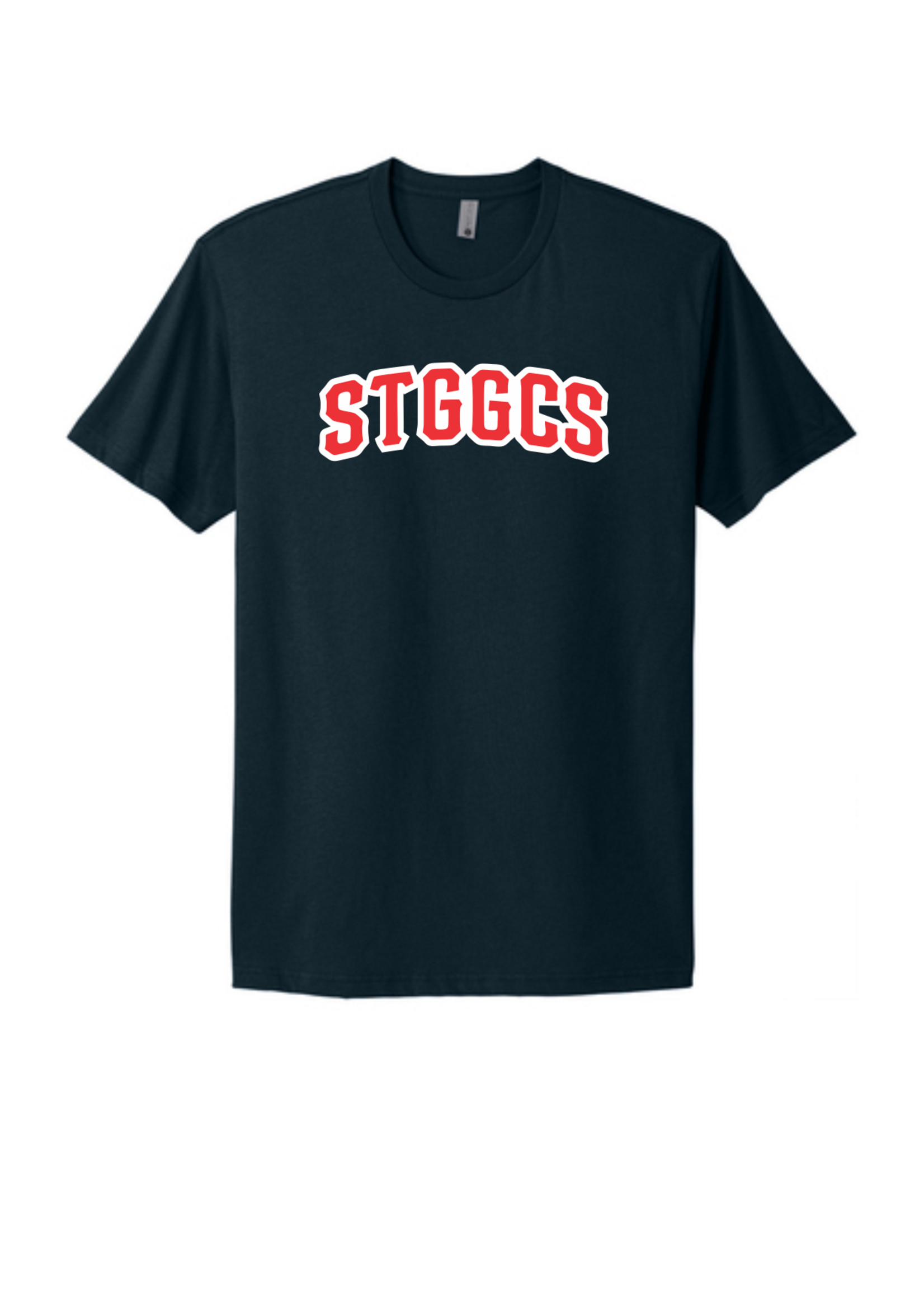 STGGCS Next Level Navy Cotton Tee with Patriotic Screen