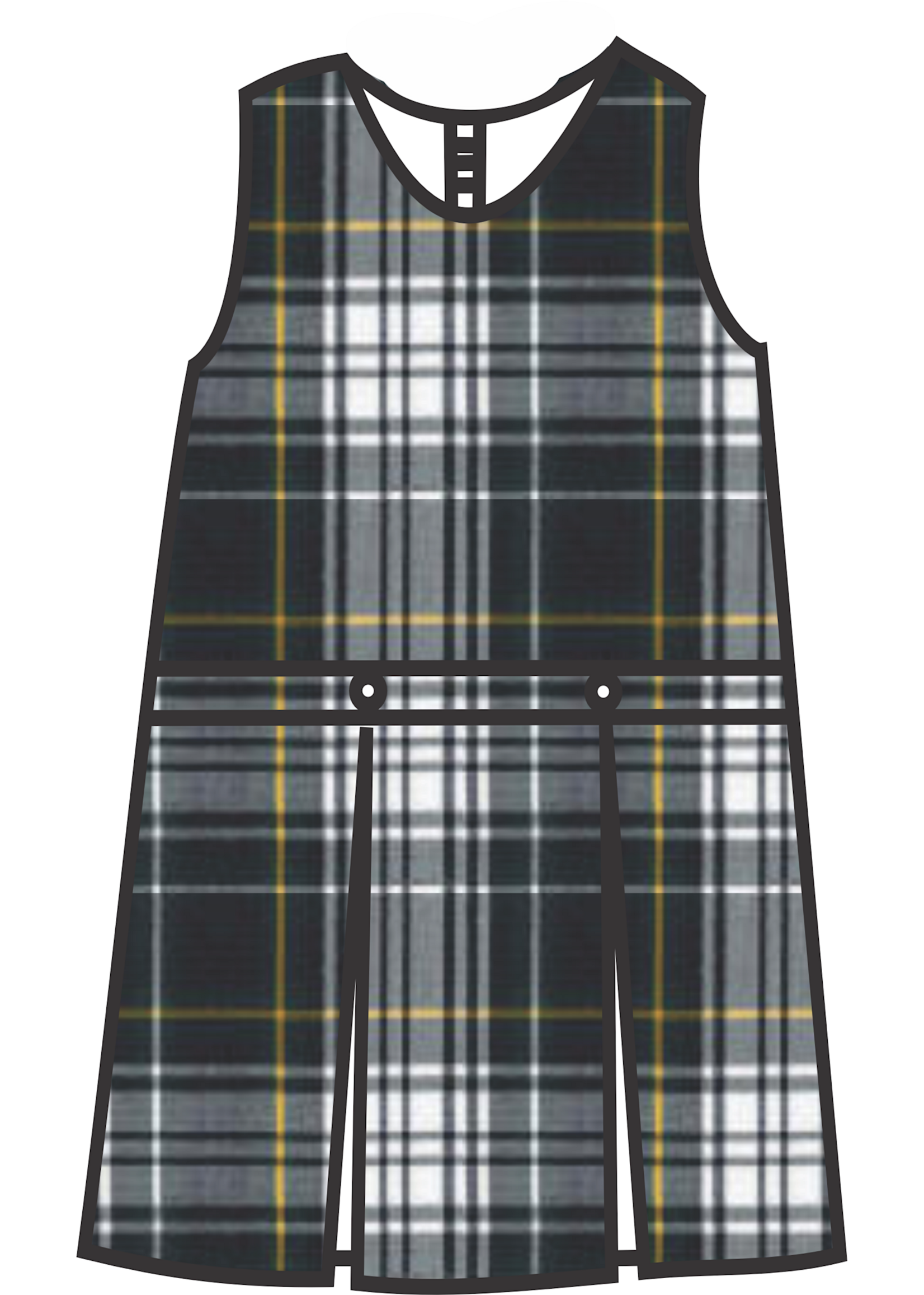 Plaid Round Neck Jumper P45