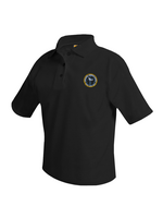 MCS Black Short Sleeve Pique Polo (Grades 9-12 only)