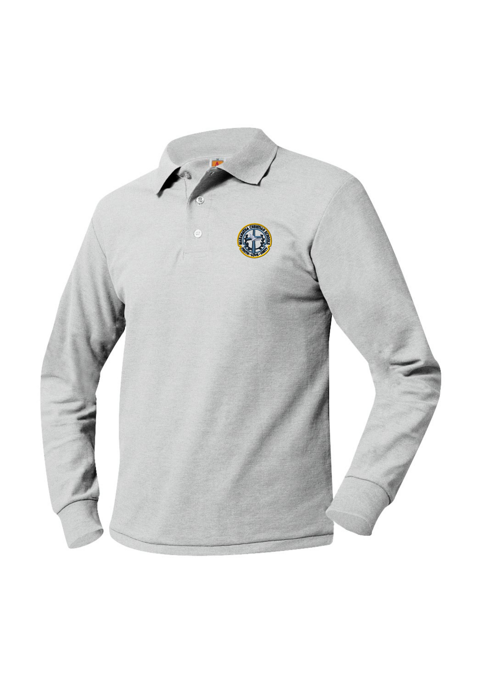 MCS Long Sleeve Pique Polo