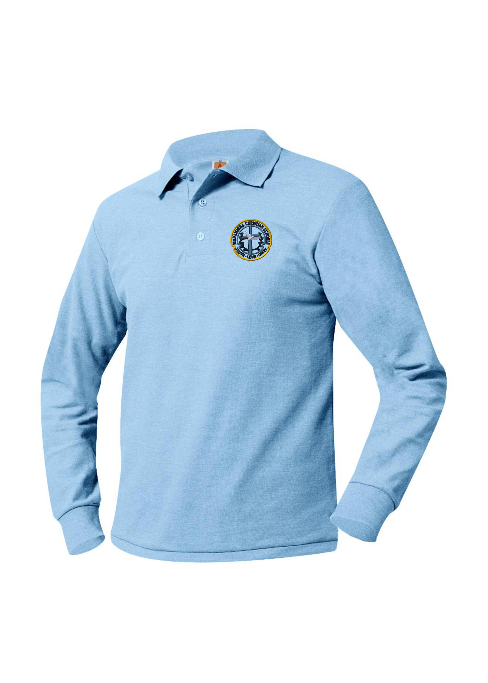 MCS Long Sleeve Pique Polo