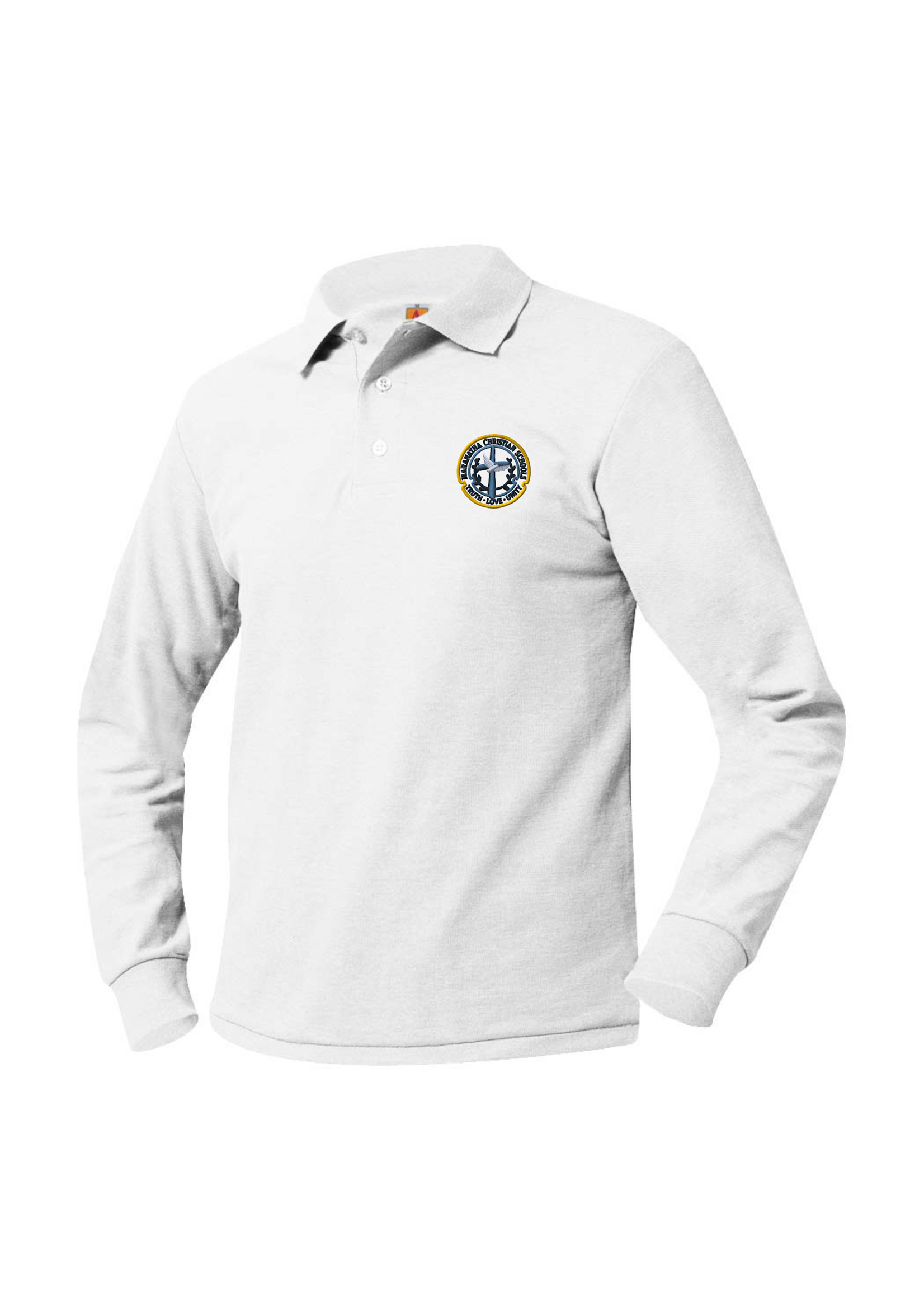 MCS Long Sleeve Pique Polo