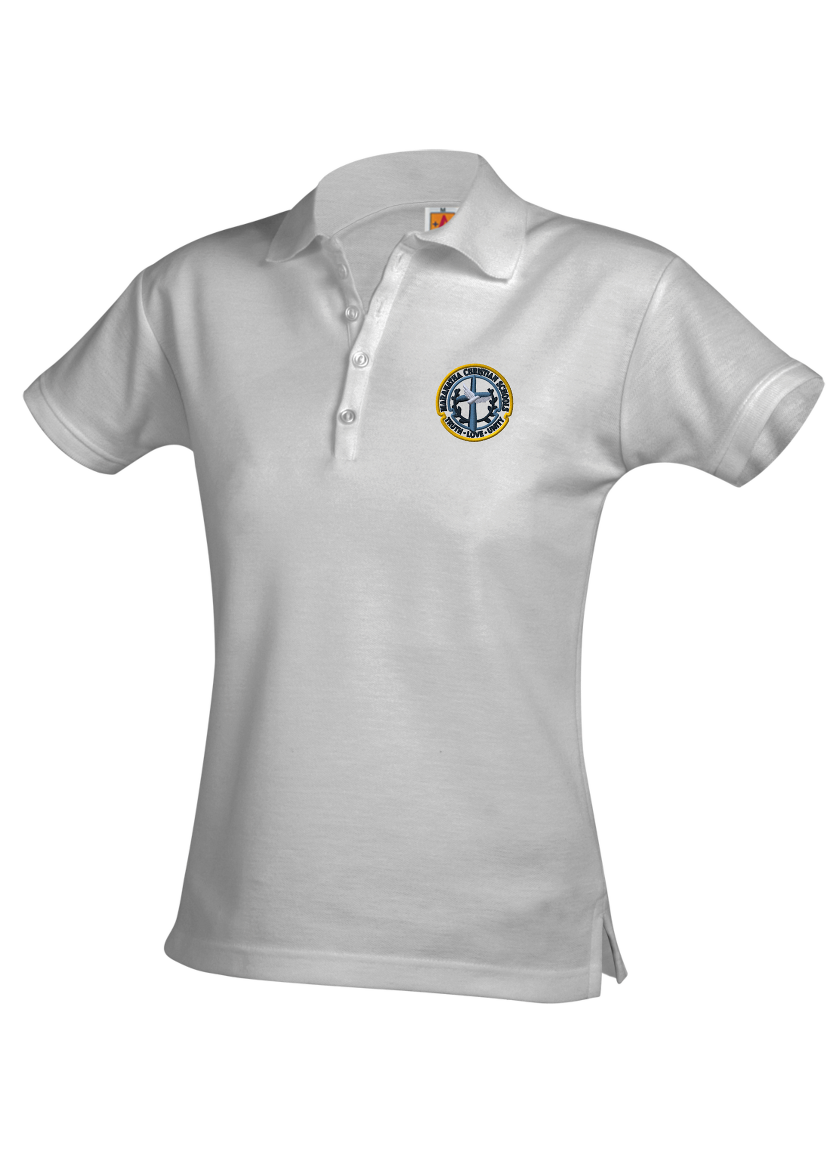 MCS Female Short Sleeve Pique Polo Pique