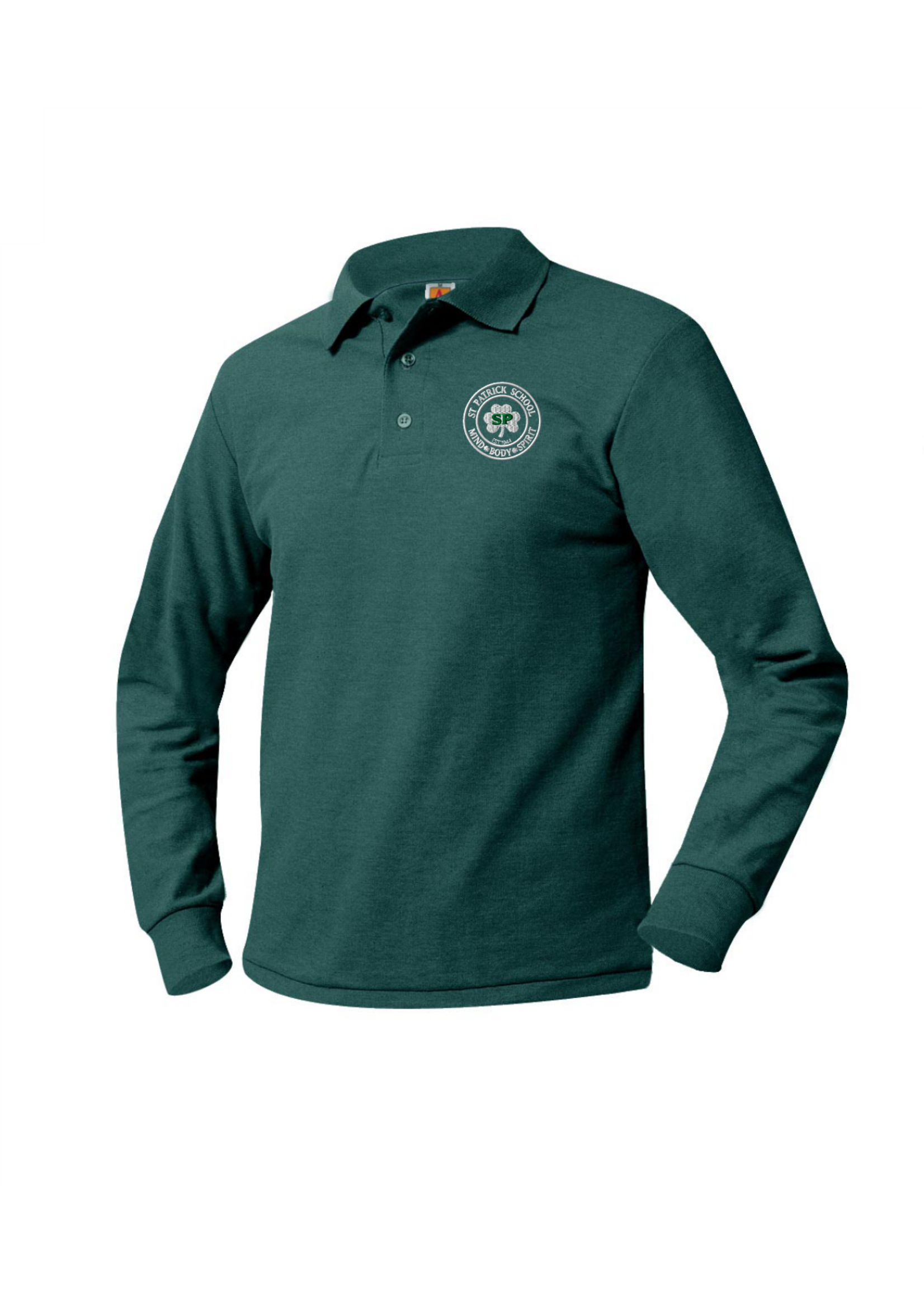 SPS Forest Long Sleeve Pique Polo