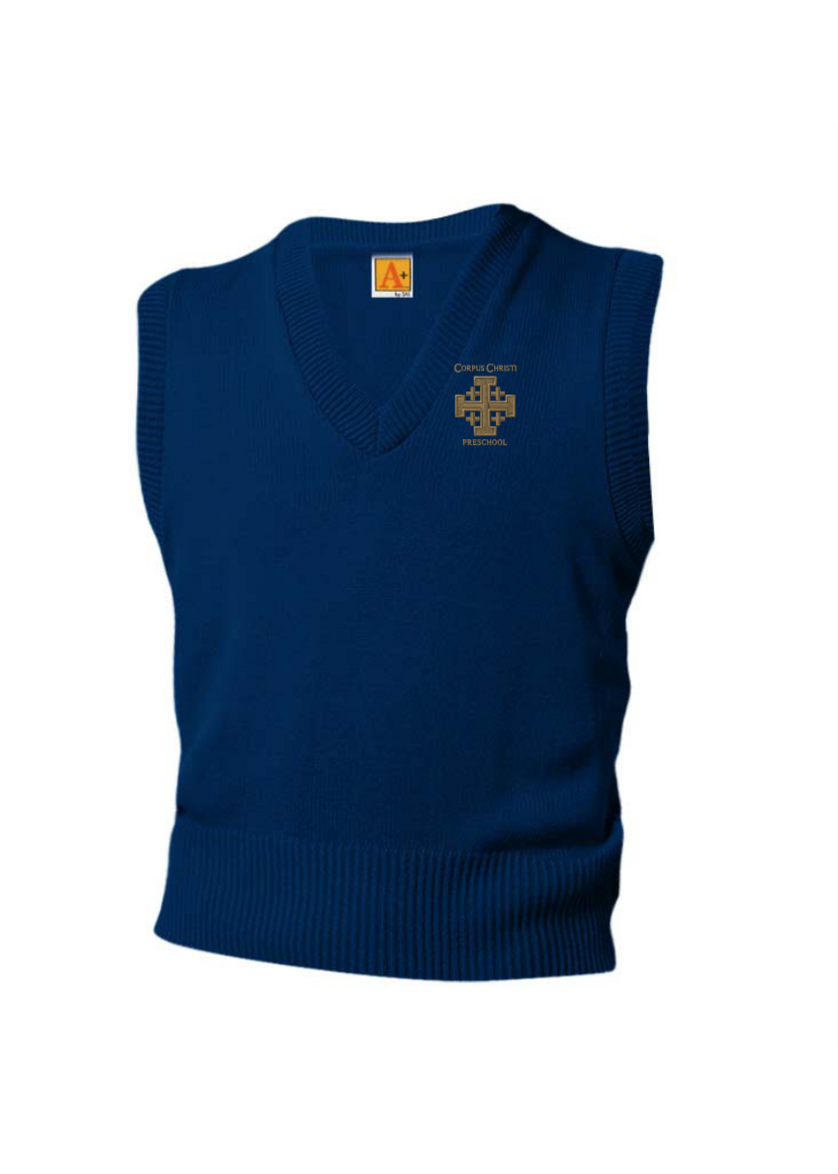 CCPS Navy V-neck sweater vest