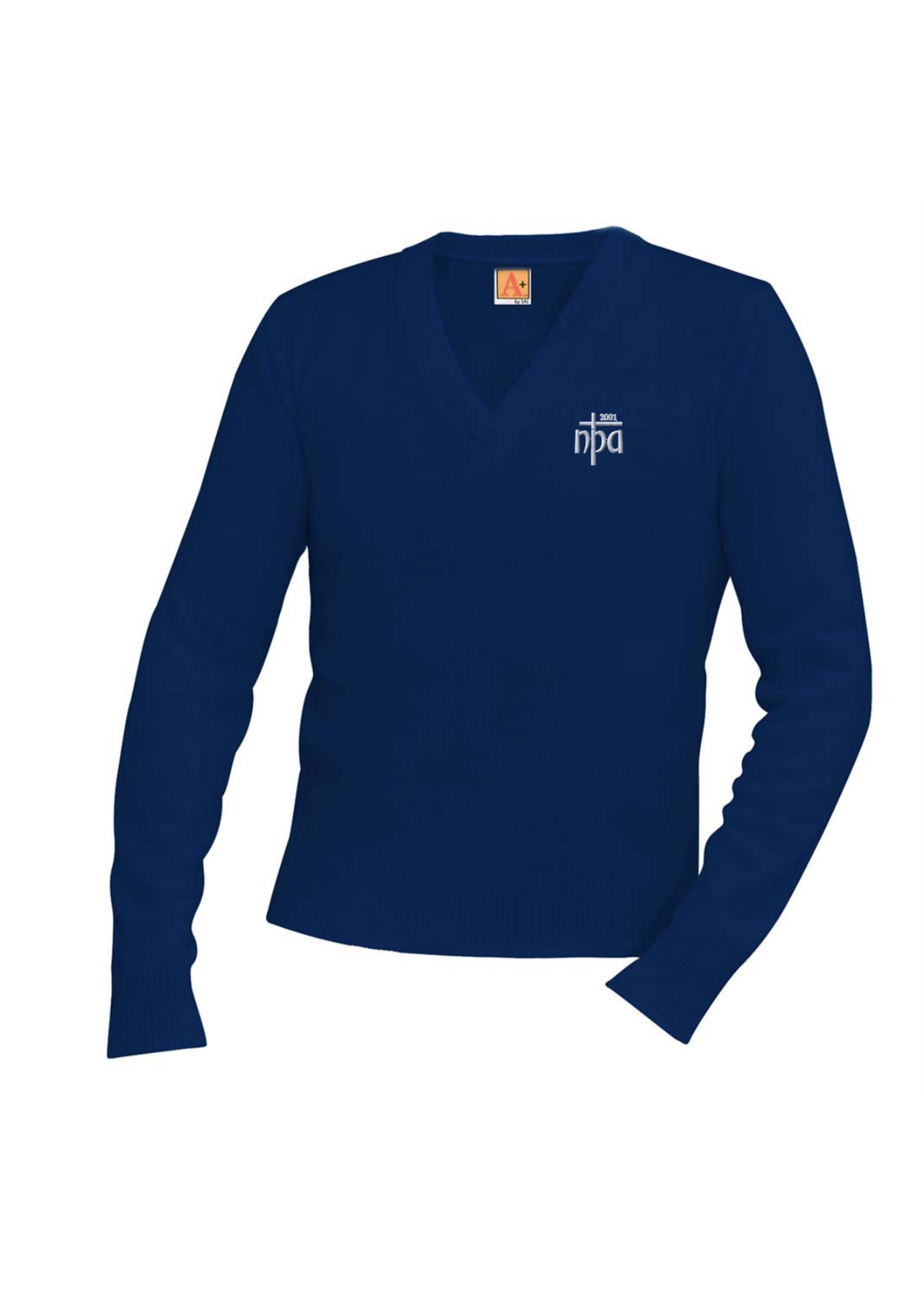 NPA Navy V-neck Pullover sweater