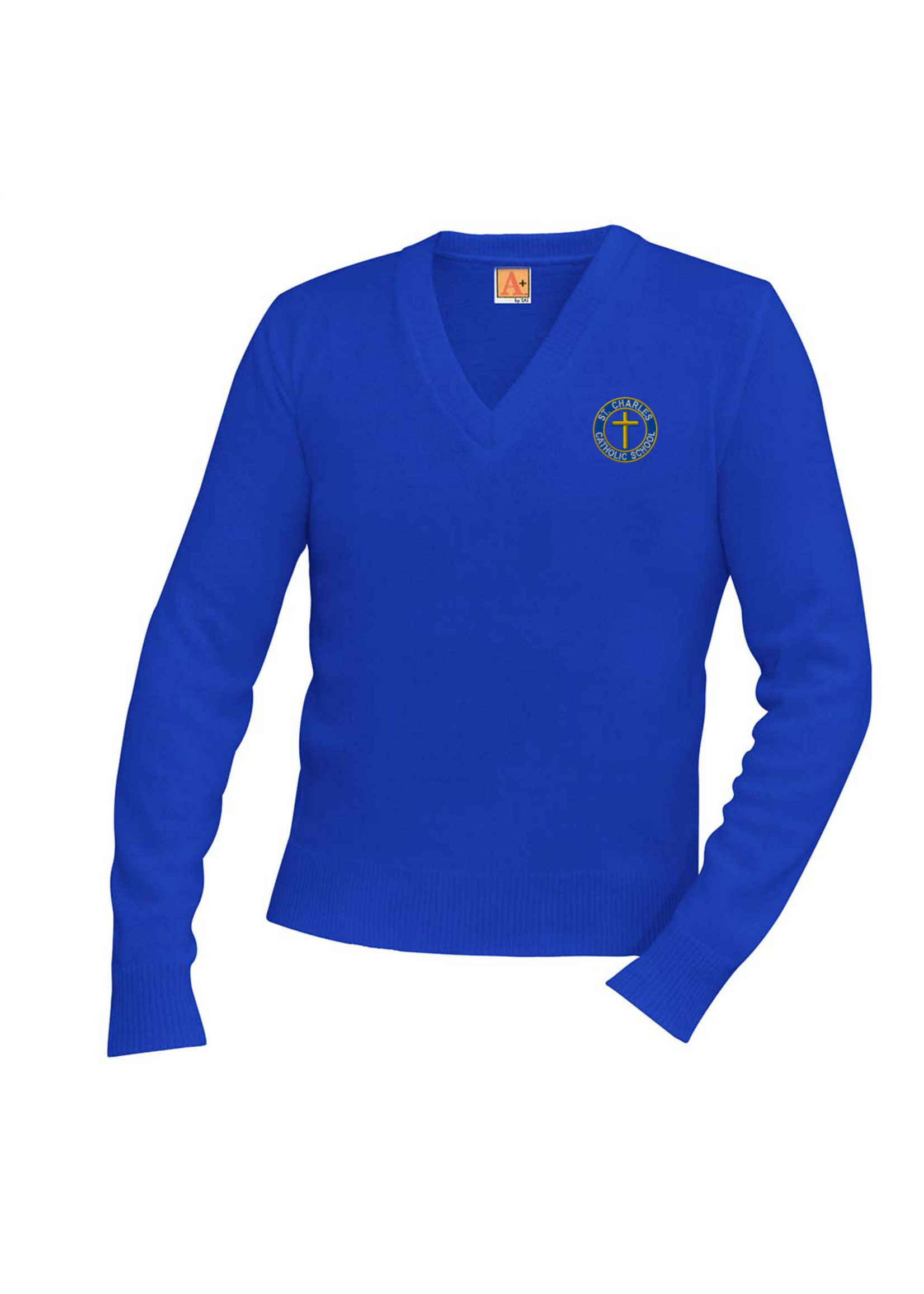 SCCS Royal V-neck Pullover sweater 5-8