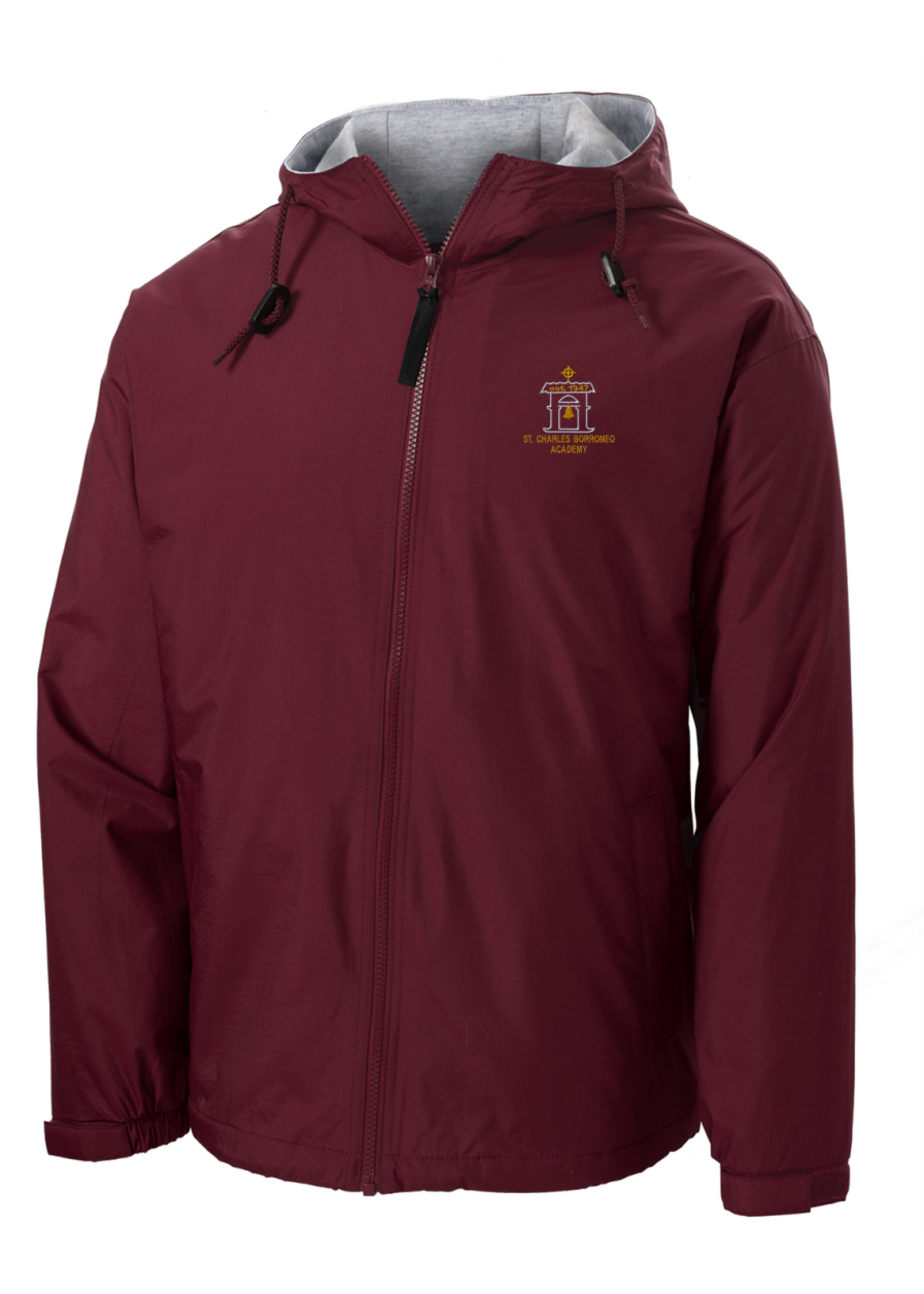 SCBA Hooded Wine Full Zip Baywatch Jacket