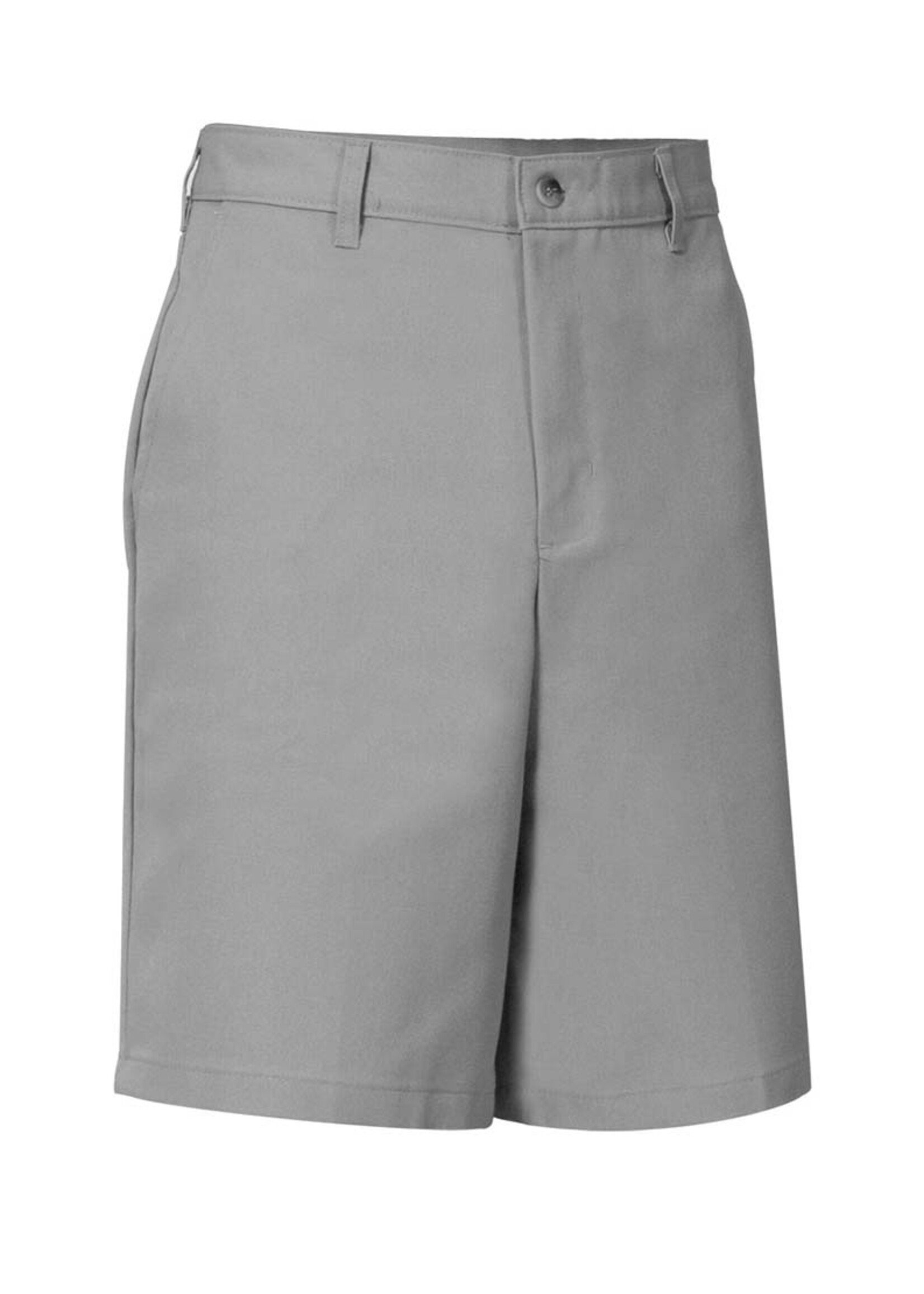 Boys Grey Flat Front Short