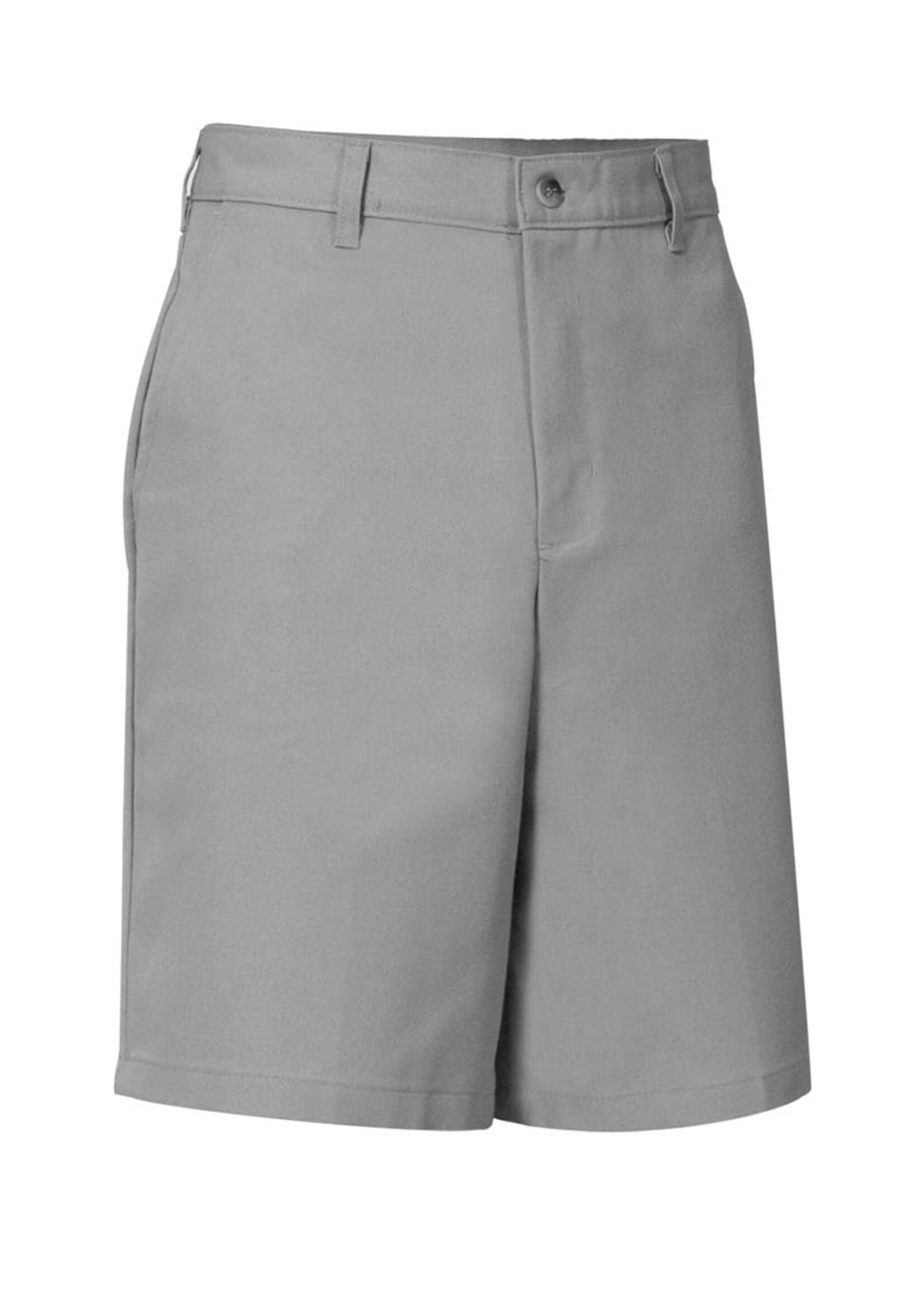 Boys Grey Flat Front Short