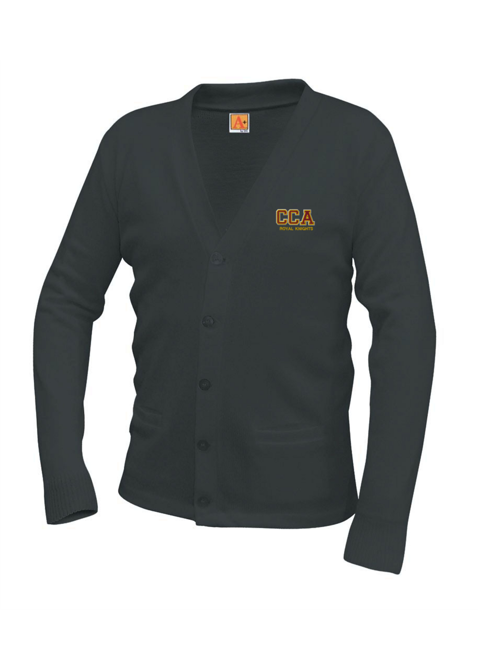 CCA V-neck cardigan sweater with pockets