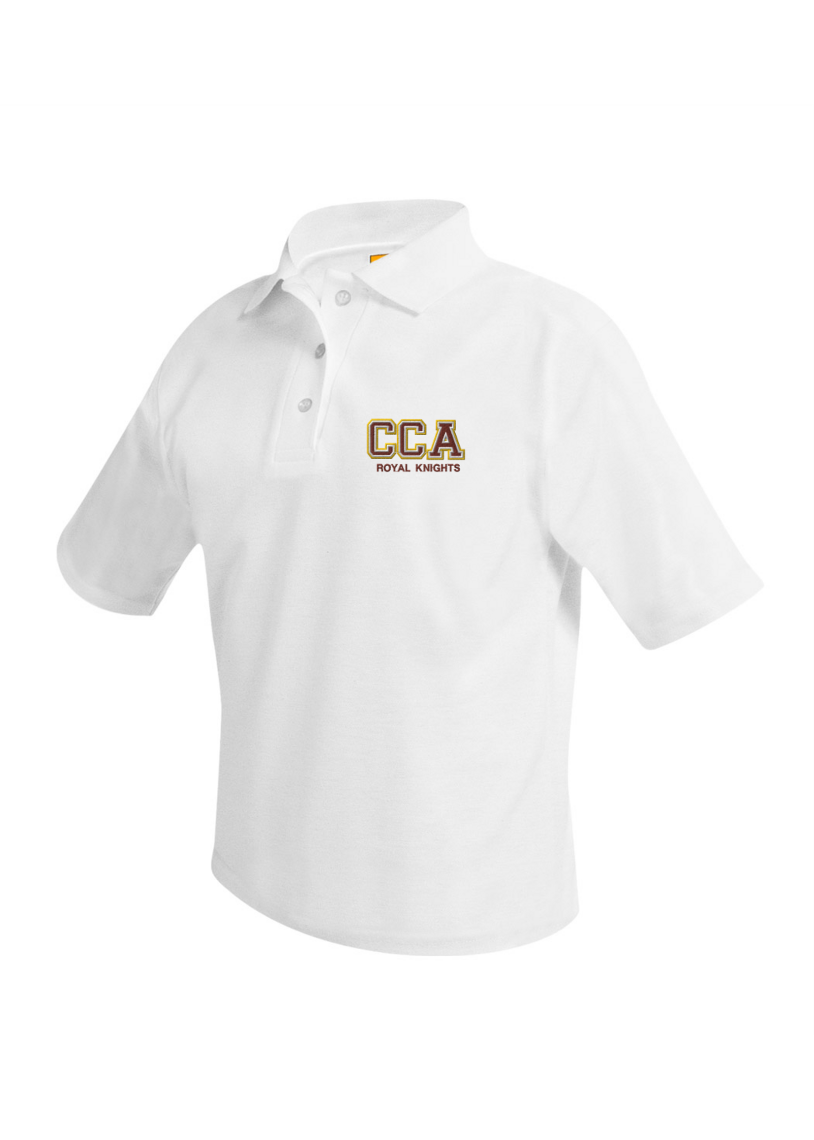 CCA Short Sleeve Pique Polo