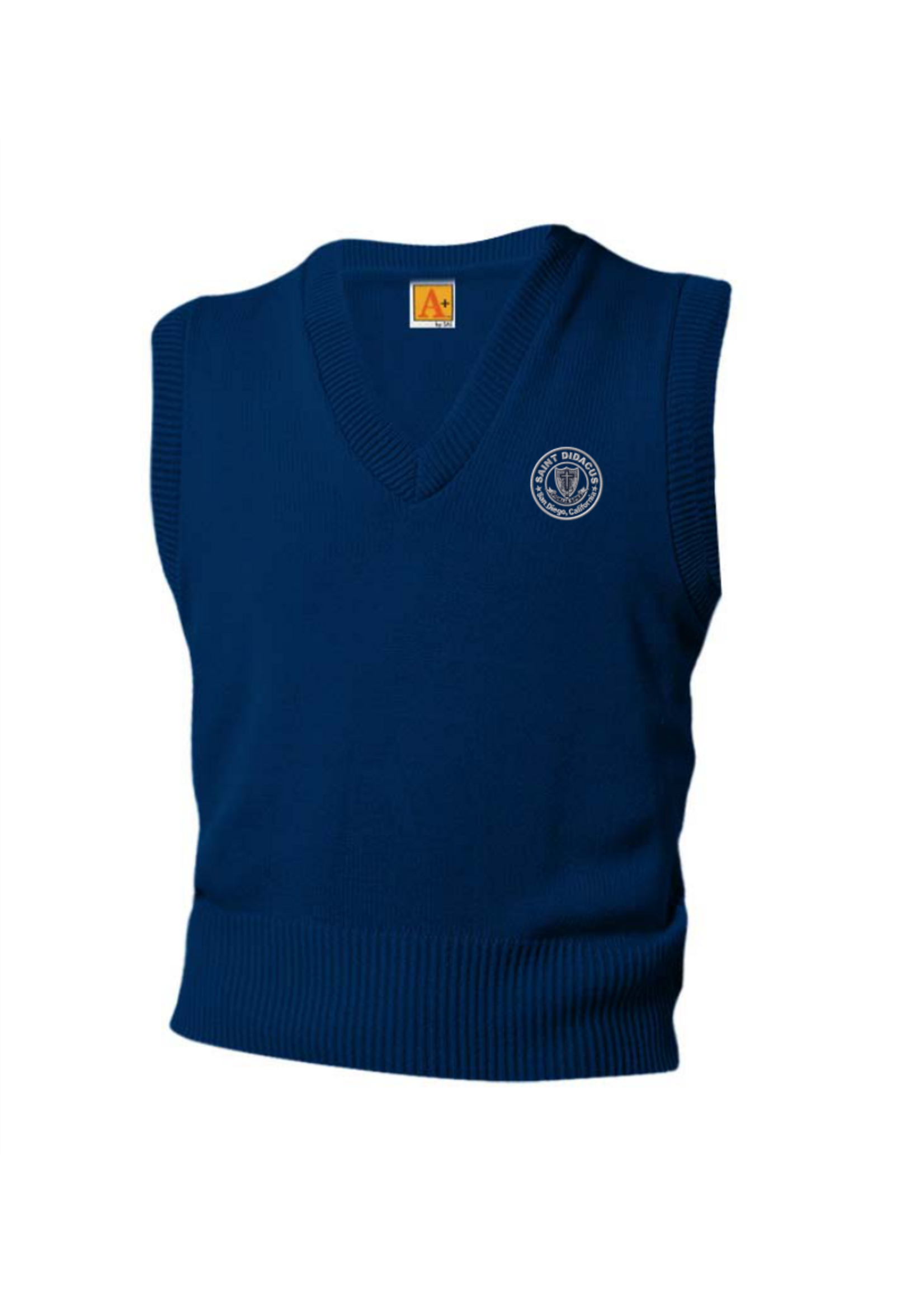 SDPS Navy V-neck sweater vest 7-8