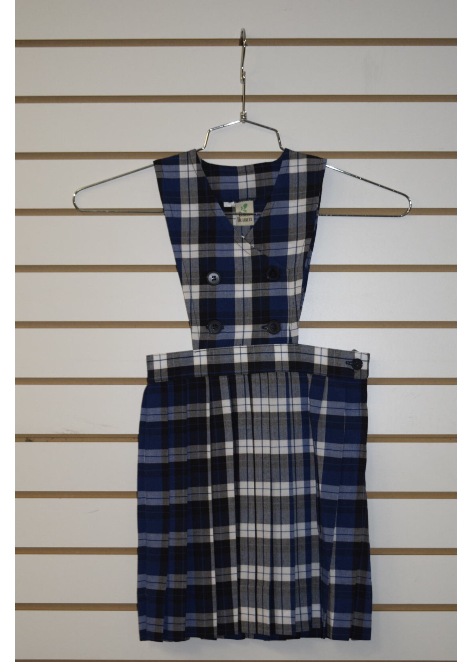 Plaid Double Breasted Jumper P108