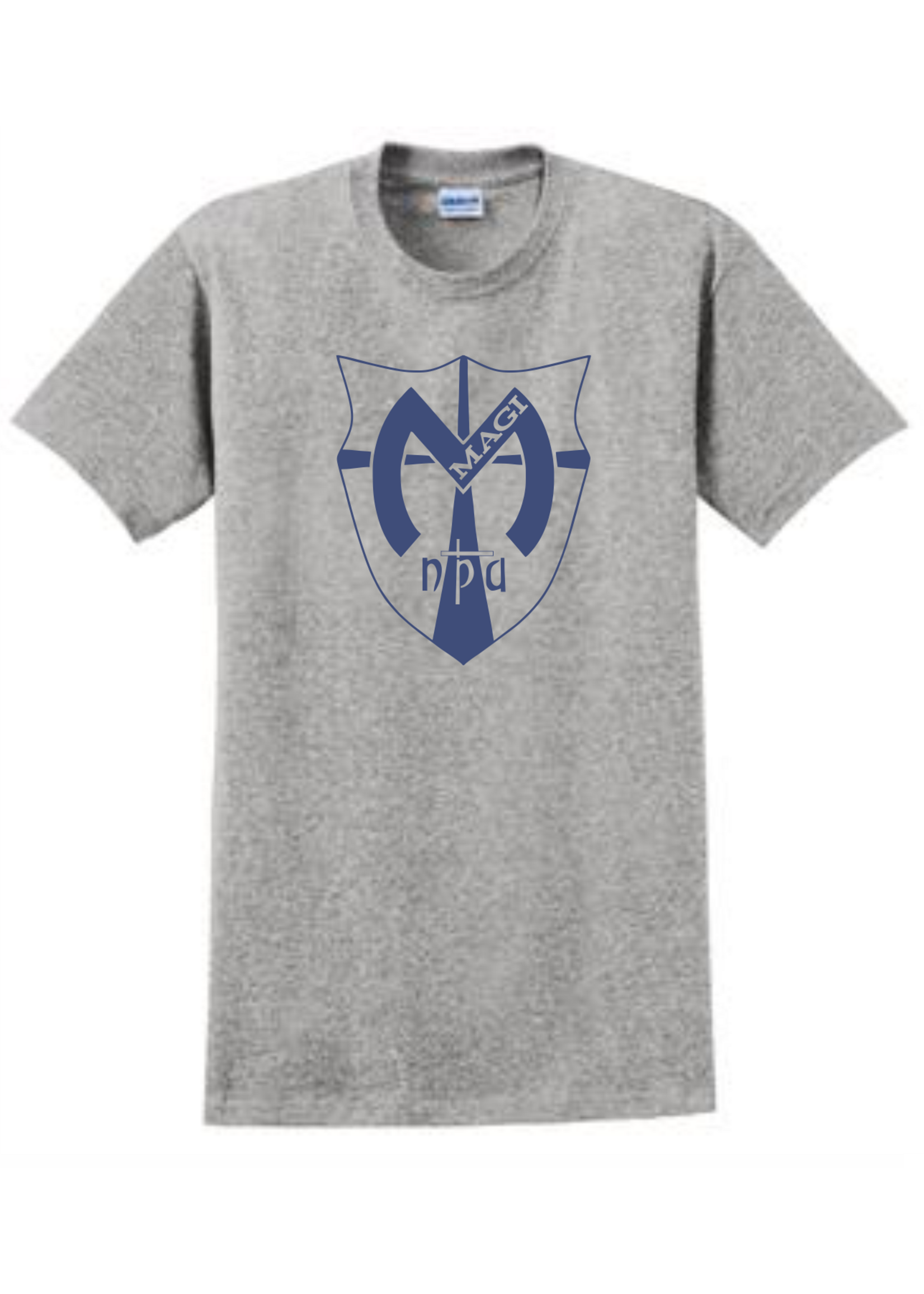 NPA Sport Grey short sleeve T-Shirt