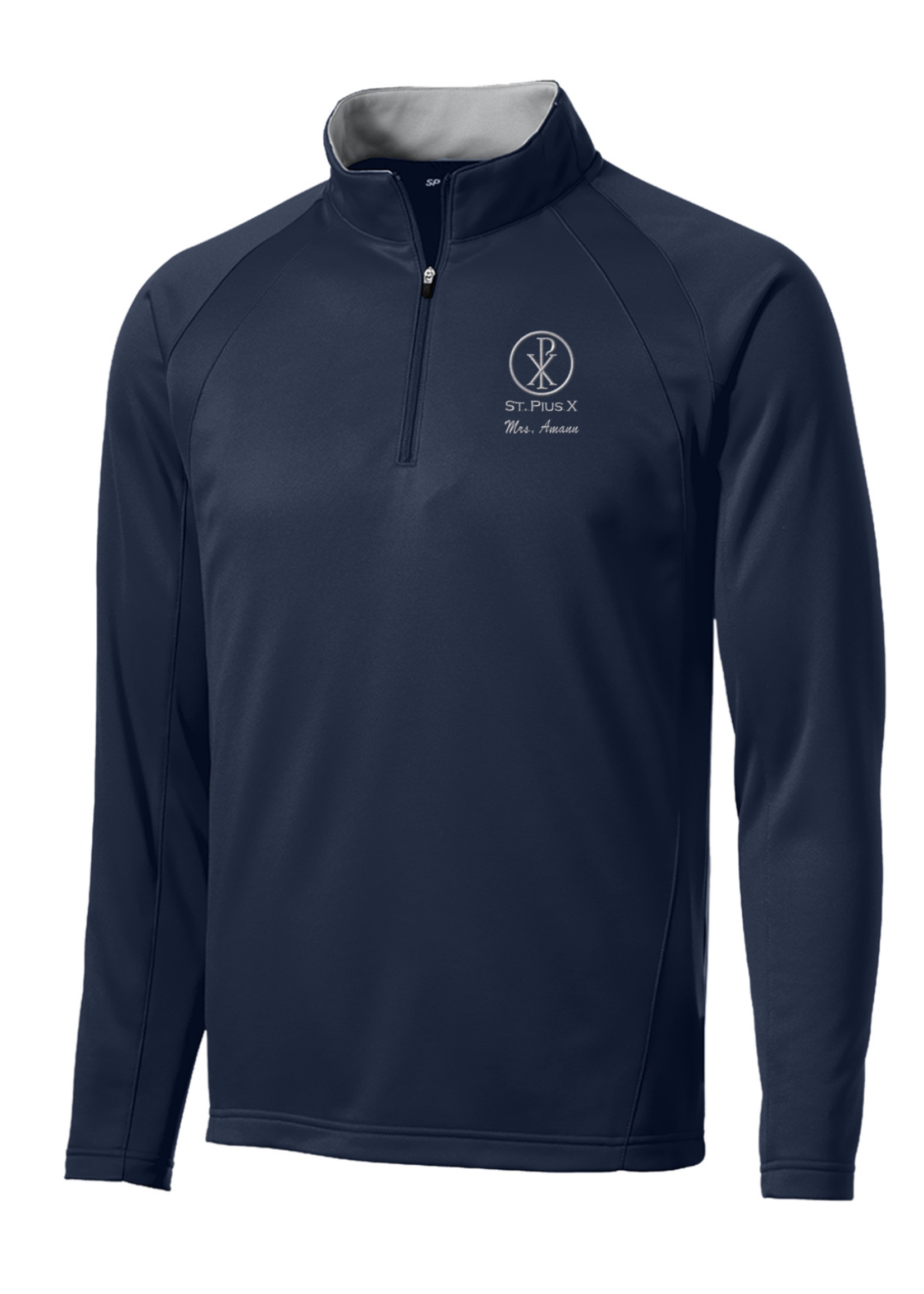 F243 SPX Jacket 1/4 Zip Performance Navy/Silver Staff