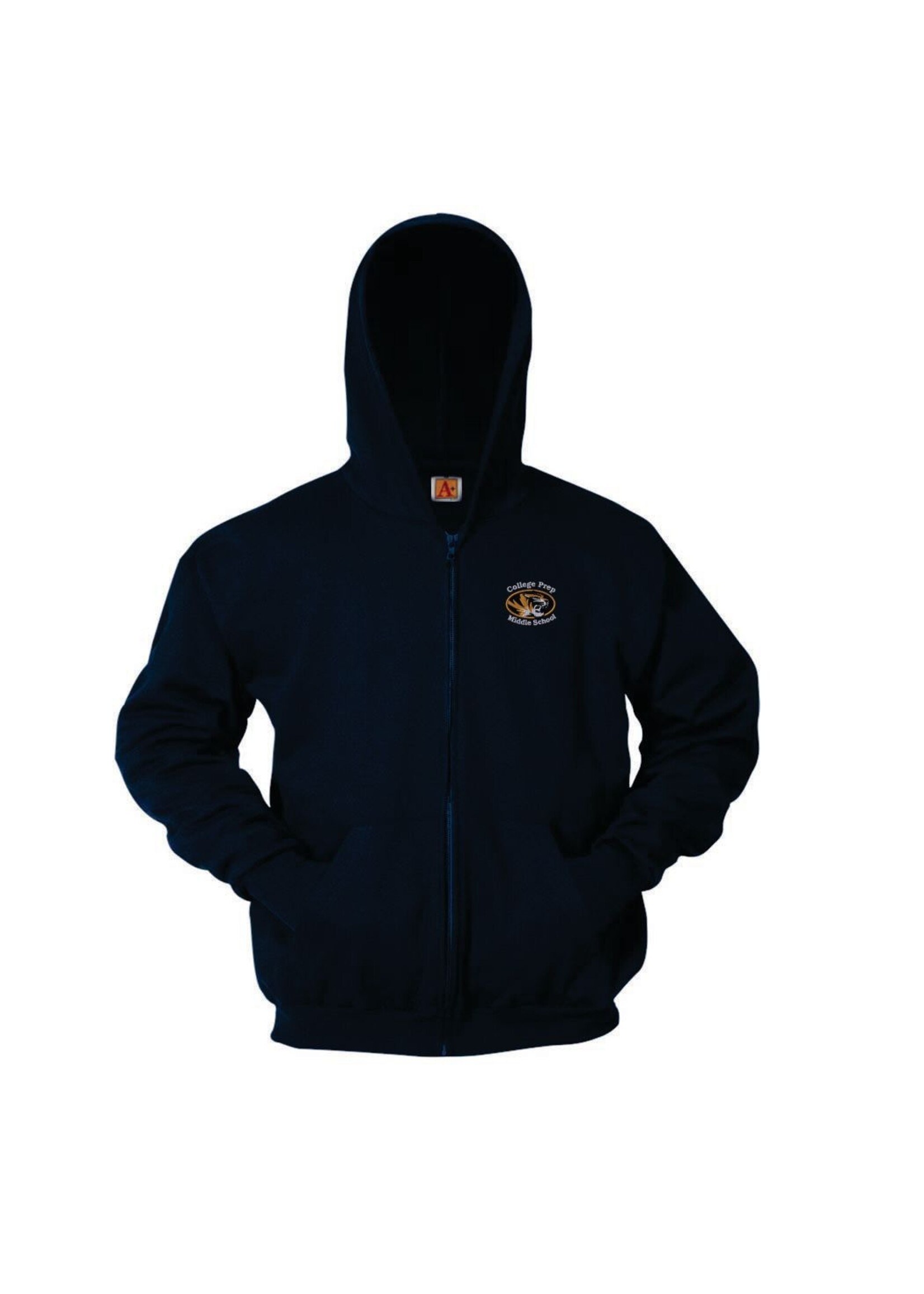CPMS Navy Hooded Full Zip Sweatshirt