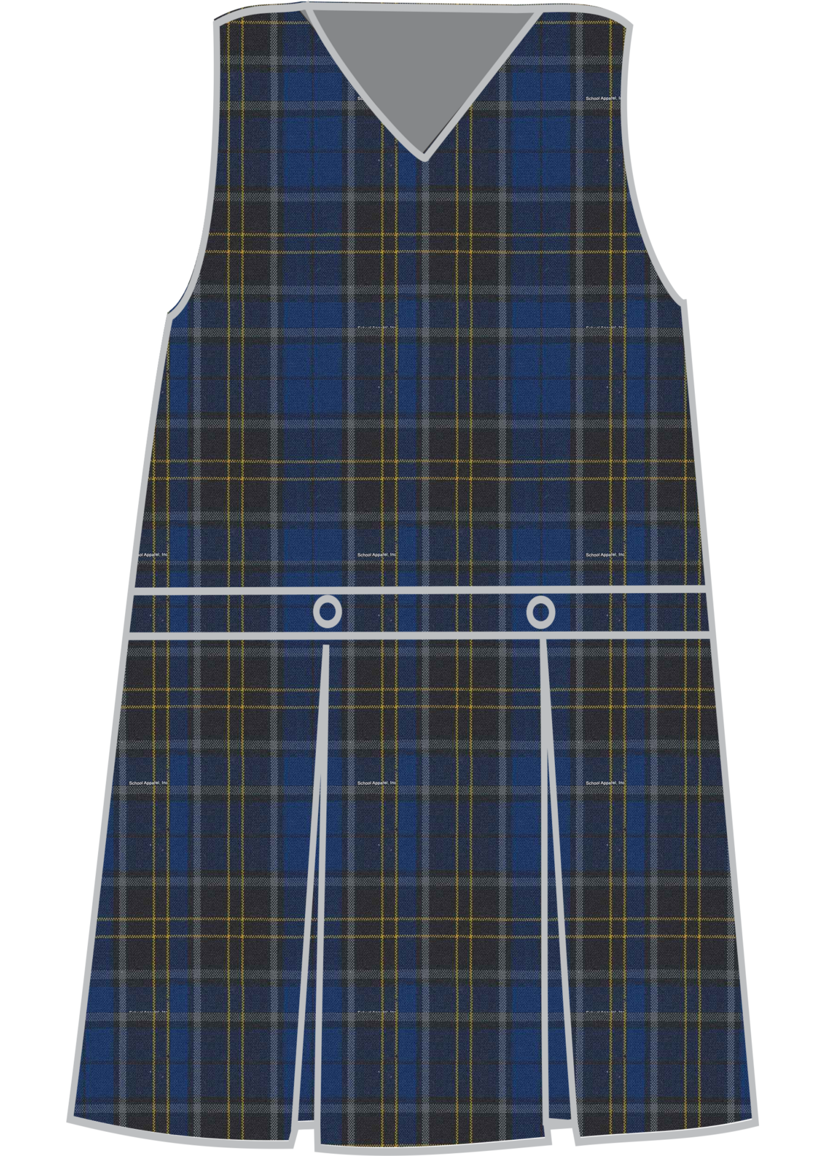 SAI Plaid V Neck Jumper P92