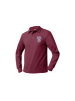 8766 UJH Polo Pique LS Wine