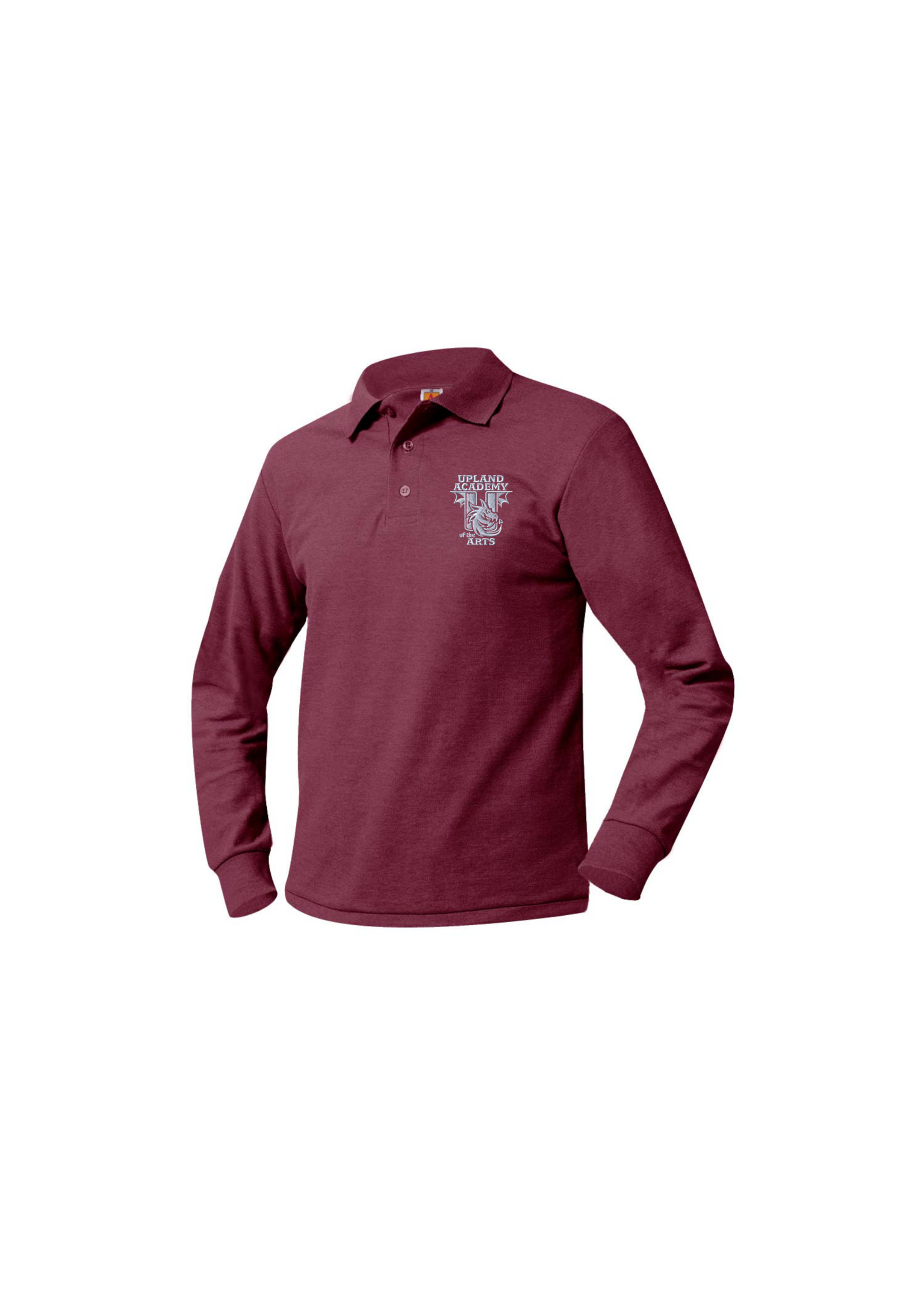 8766 UJH Polo Pique LS Wine