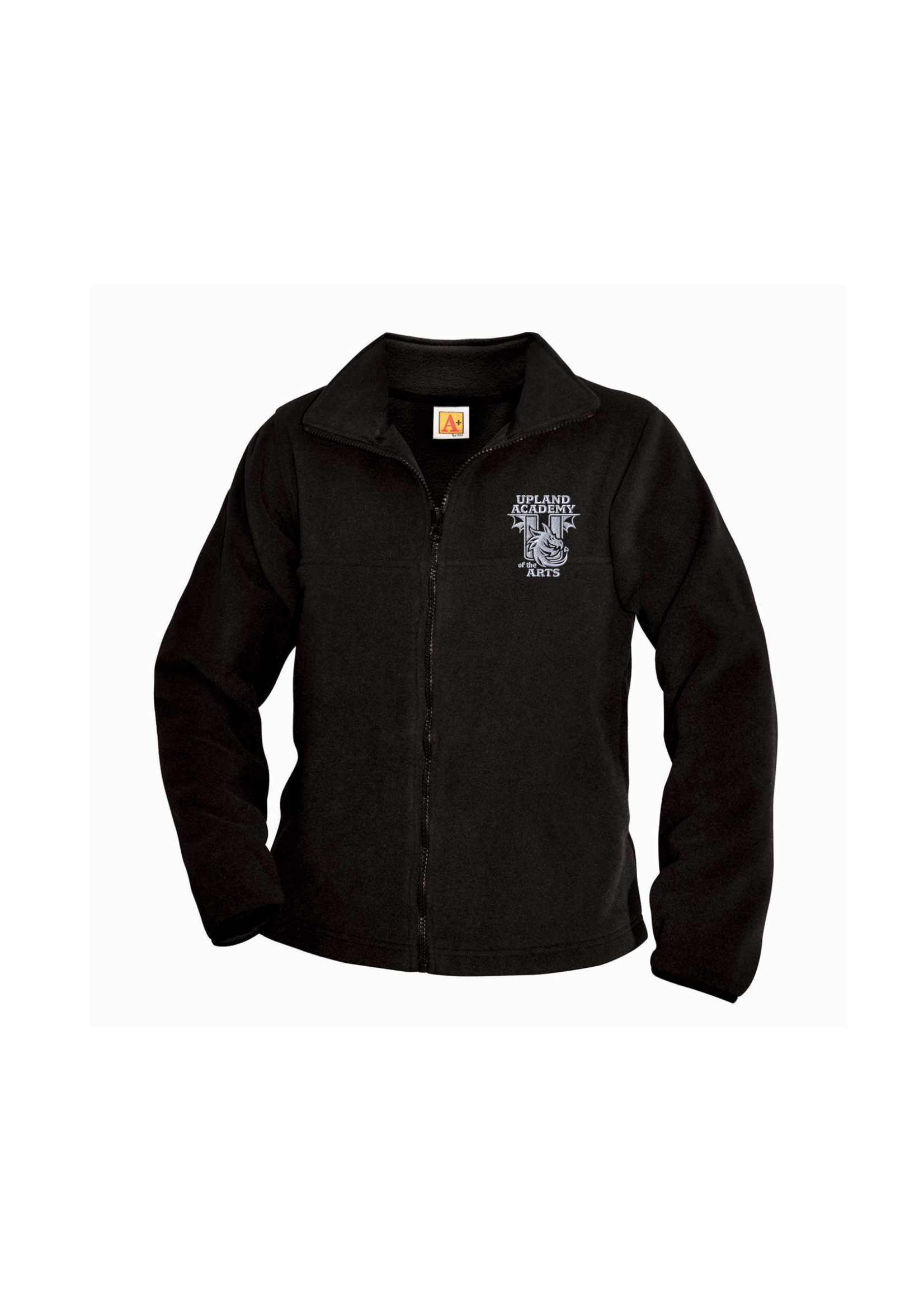 6202 UJH Fleece Full Zip Jacket Black