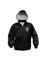 6225 UJH Nylon Water Repellent Full Zip Jacket Black