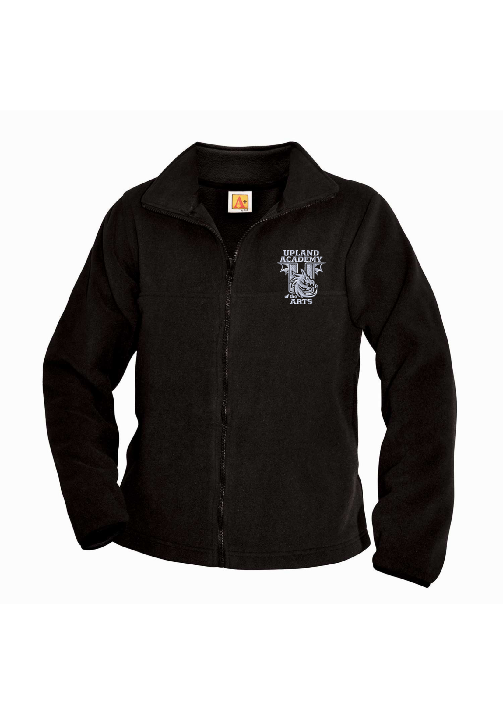 UJH Black Fleece Full Zip Jacket