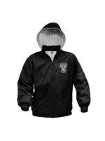 UJH Black Nylon Water Repellent Full Zip Jacket