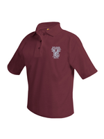 UJH Wine Short Sleeve Pique Polo