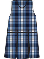 Plaid Round Neck Jumper