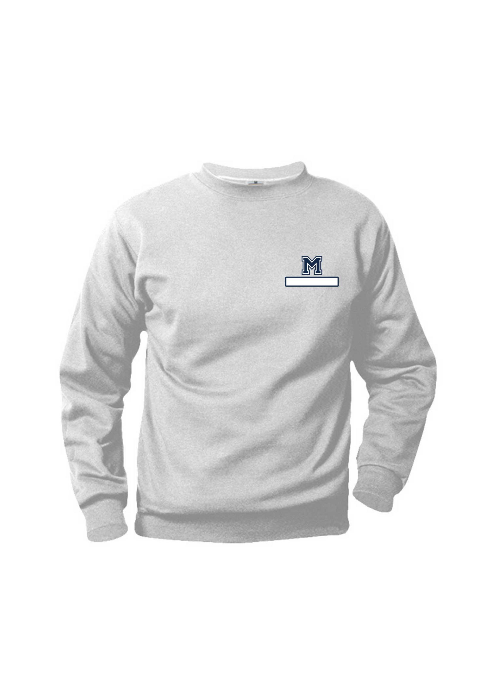MCS PE Ash Grey Fleece Crewneck Sweatshirt