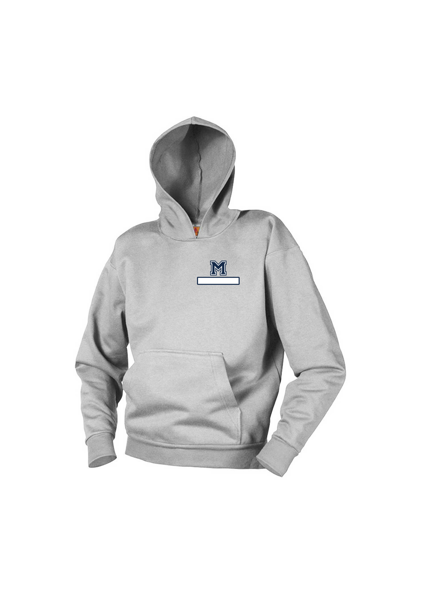 MCS PE Ash Grey Hooded Pullover Sweatshirt