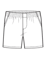 7146 Pull On Shorts - Unisex *NEW* (KN logo)