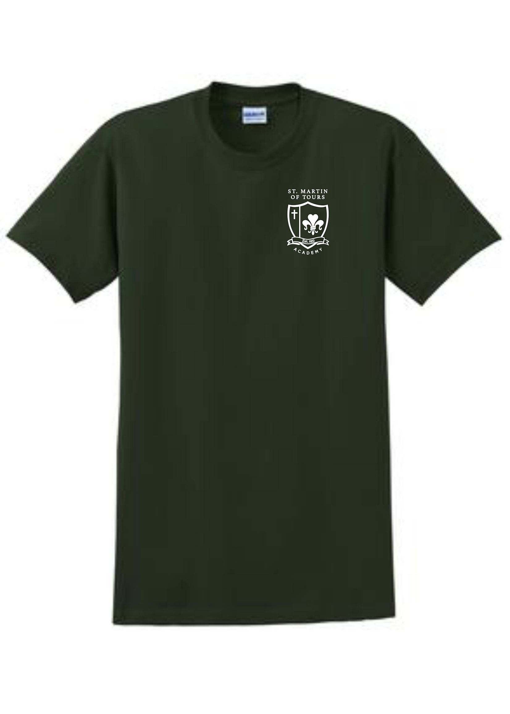 SMTA Dk Green Short Sleeve Cotton PE T-Shirt