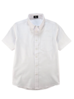 White Short Sleeve Oxford Shirt (WH)