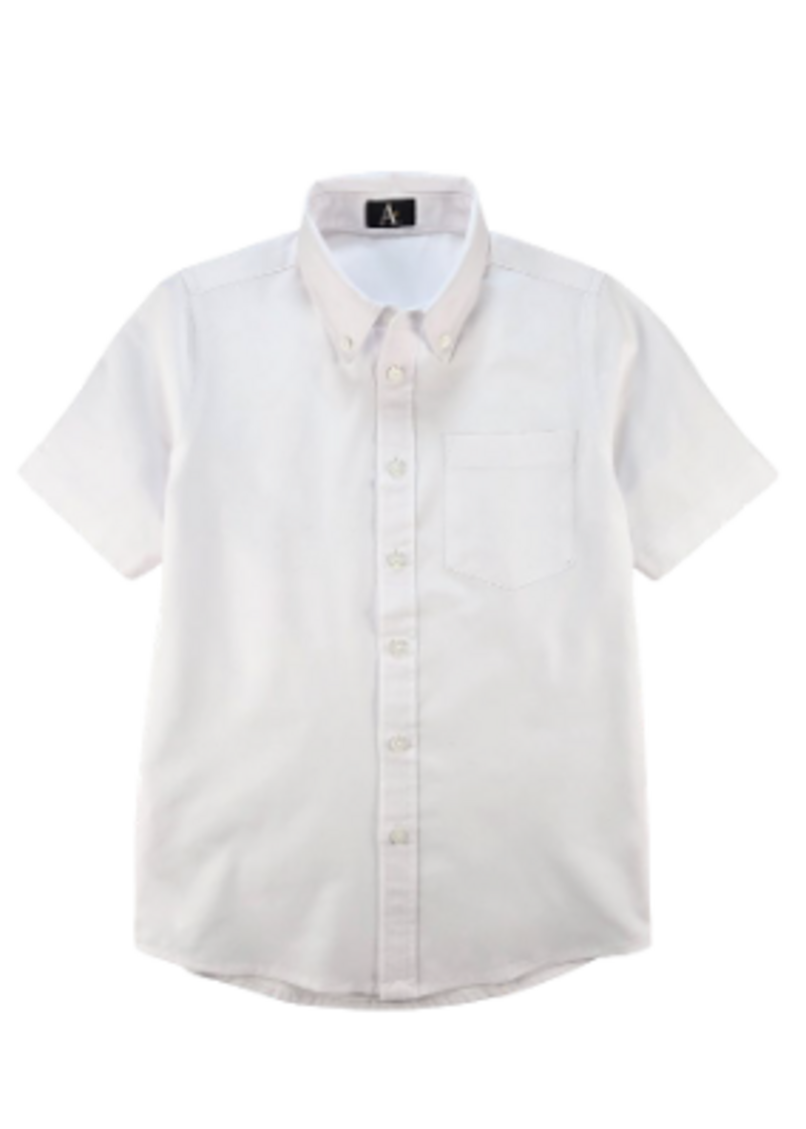 White Short Sleeve Oxford Shirt (WH)