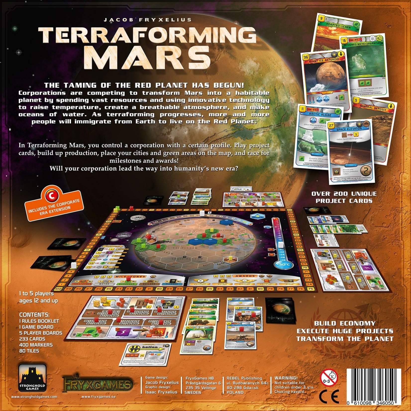  Stronghold Games Terraforming Mars Dice Game : Toys