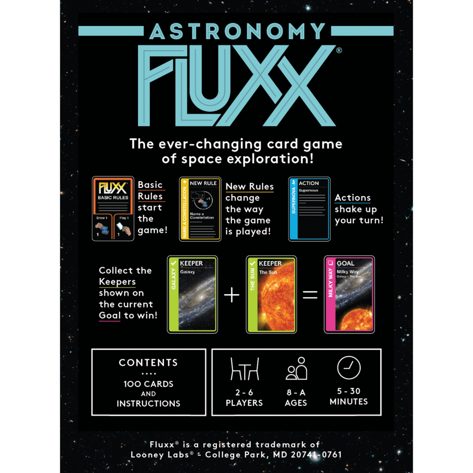 Looney Labs Fluxx Astronomy