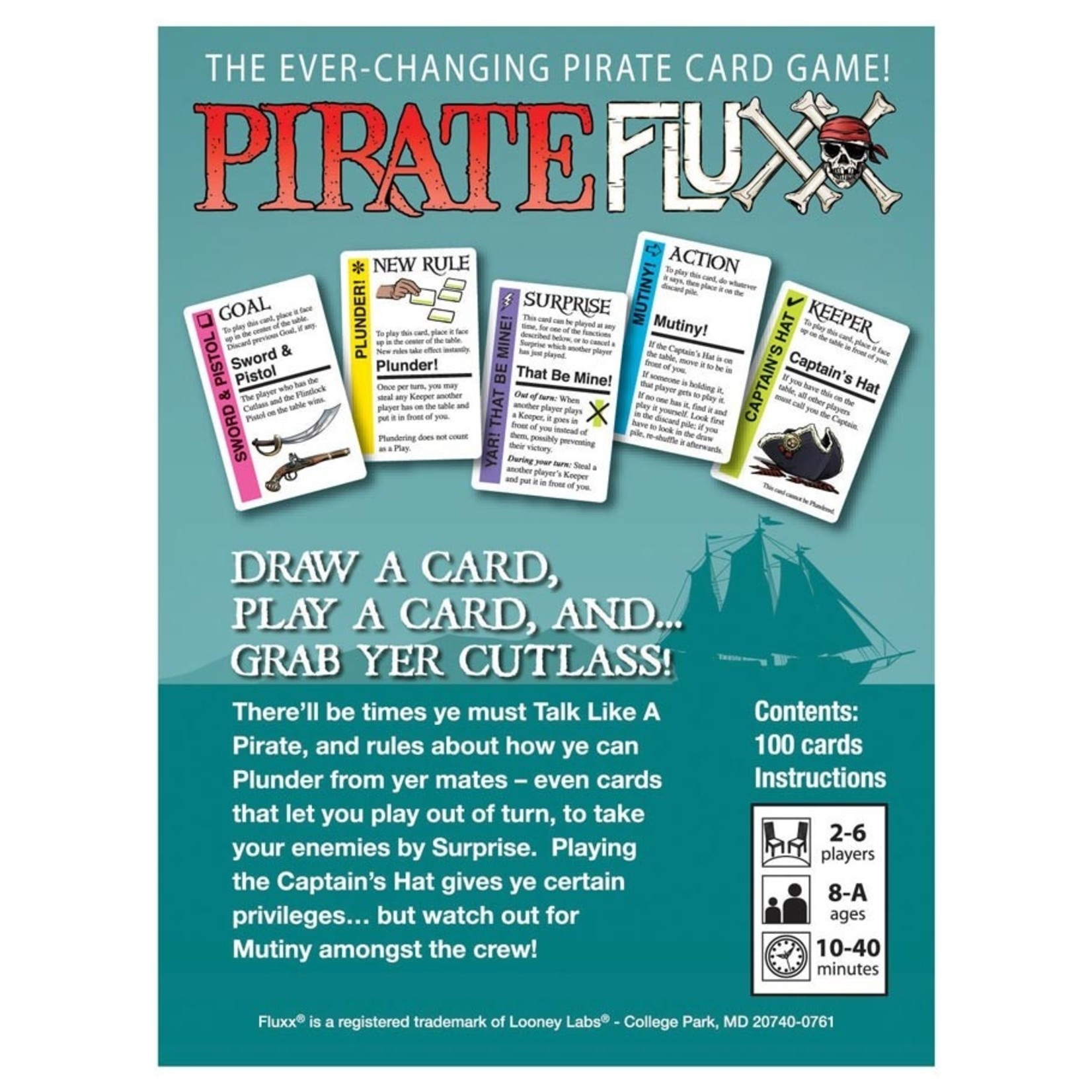Looney Labs Fluxx Pirate