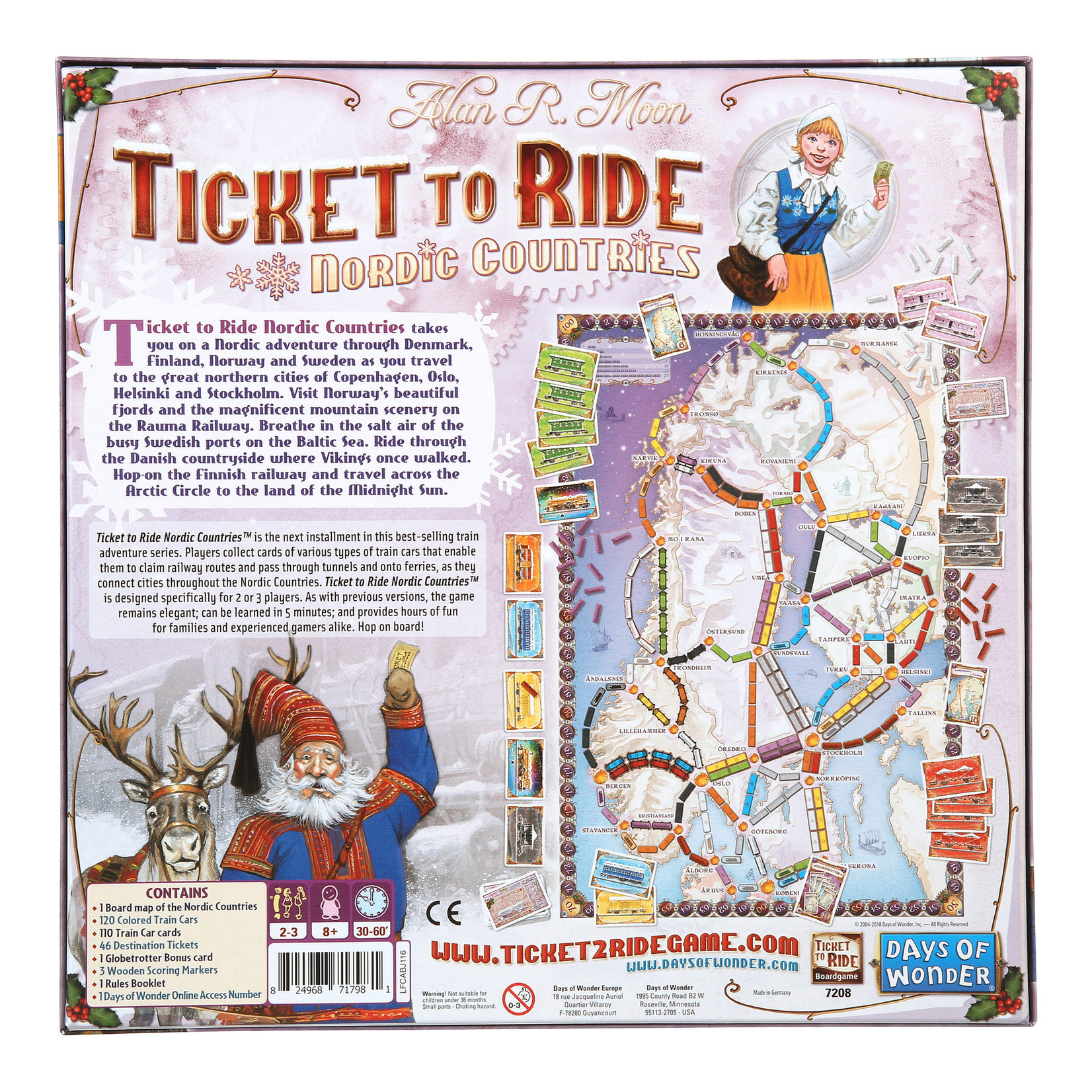 Days of Wonder Ticket to Ride Nordic Countries