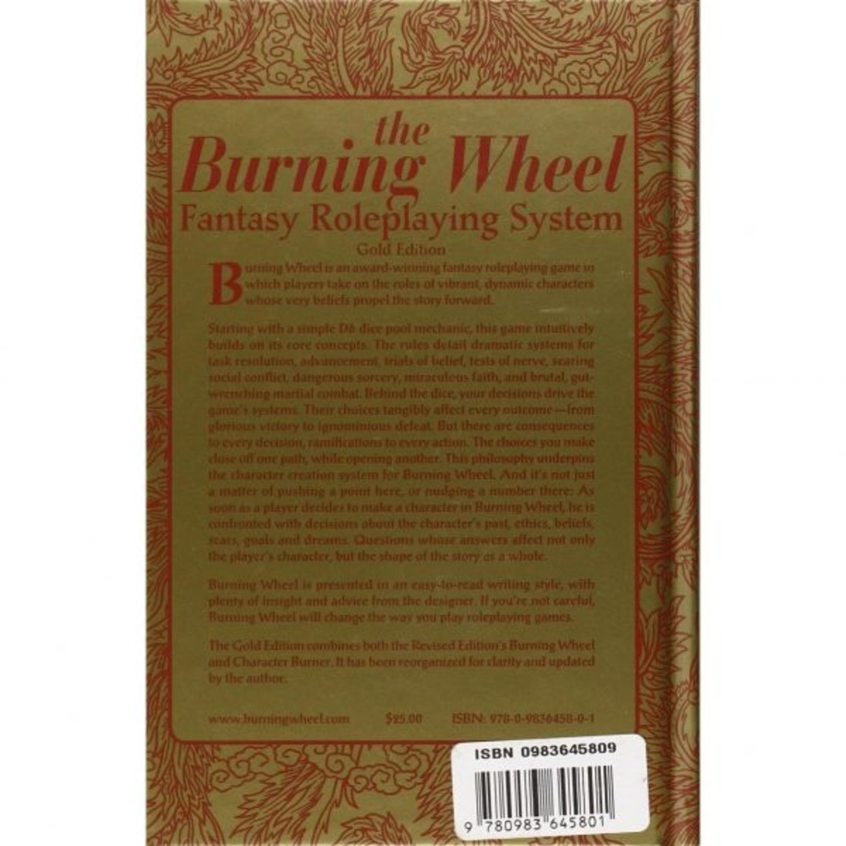 GHQ Burning Wheel Burning Wheel Gold Edition Revised